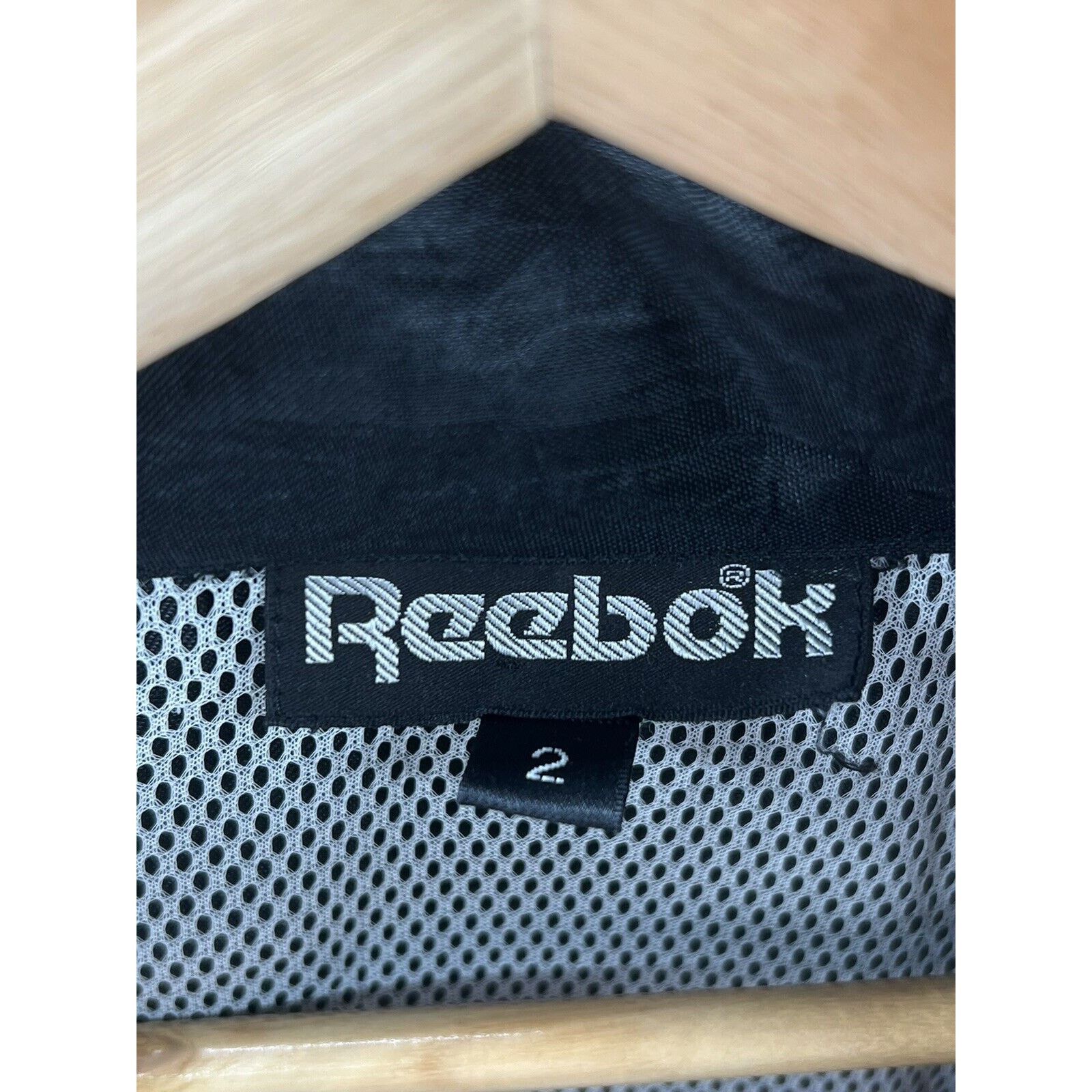 Reebok Reebok Windbreaker Jacket Neon Green Logo Packable Hood Size US M / EU 48-50 / 2 - 3 Thumbnail