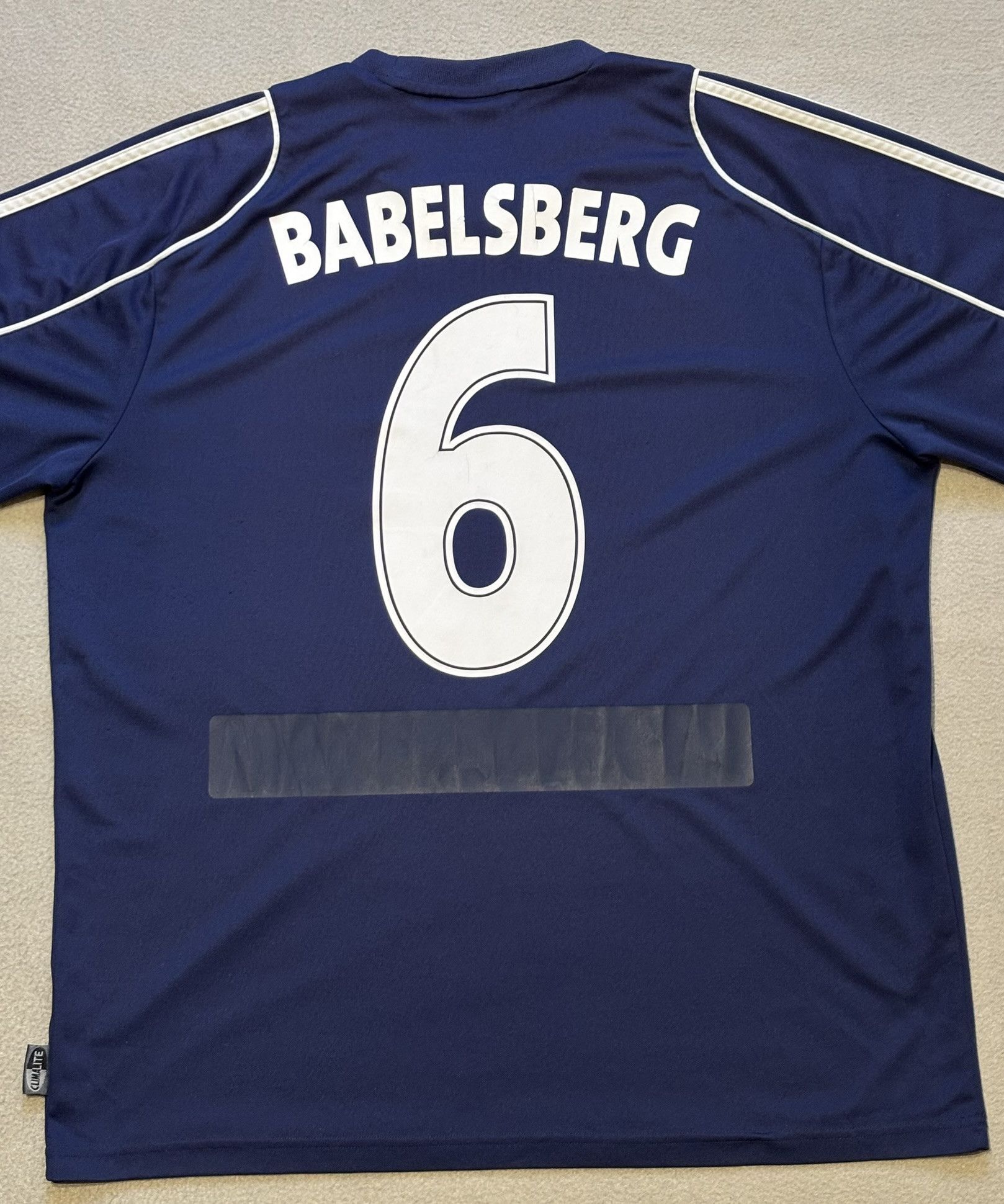 Adidas SV Babelsberg 03 2000s Adidas #6 Matchworn Football Jersey Size US XL / EU 56 / 4 - 12 Thumbnail