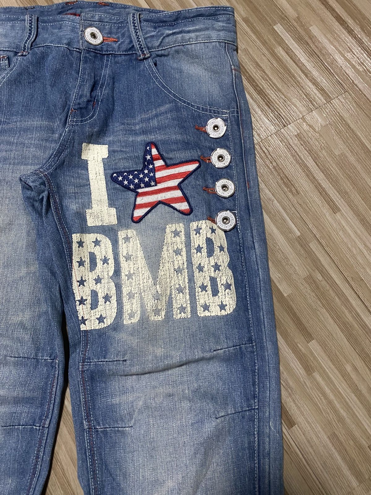 Vintage 💥VINTAGE 90s BLUEMOON USA PATCH💥 Size US 30 / EU 46 - 4 Thumbnail