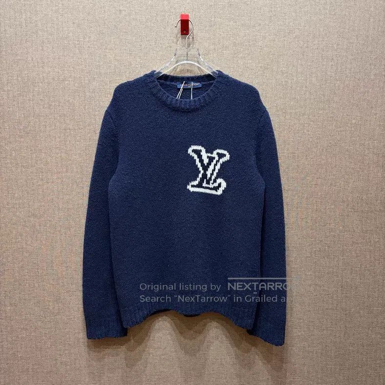 Louis Vuitton Louis Vuitton SS26 chest logo teddy sweater Size US XL / EU 56 / 4 - 1 Thumbnail