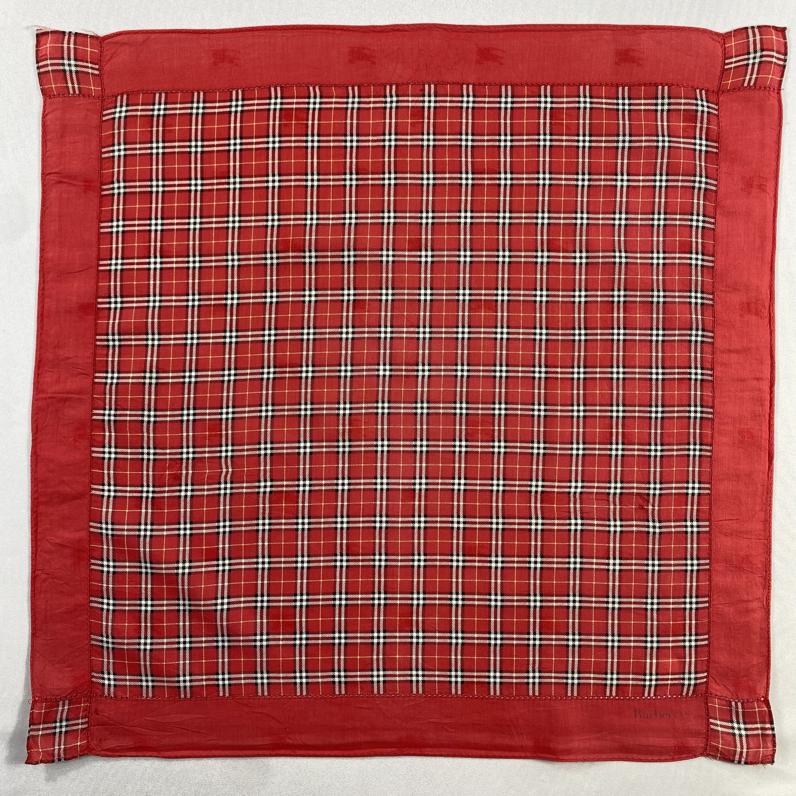Burberry × Vintage Burberry Handkerchief / Neckerchief / Bandana-P1916 Size ONE SIZE - 1 Thumbnail
