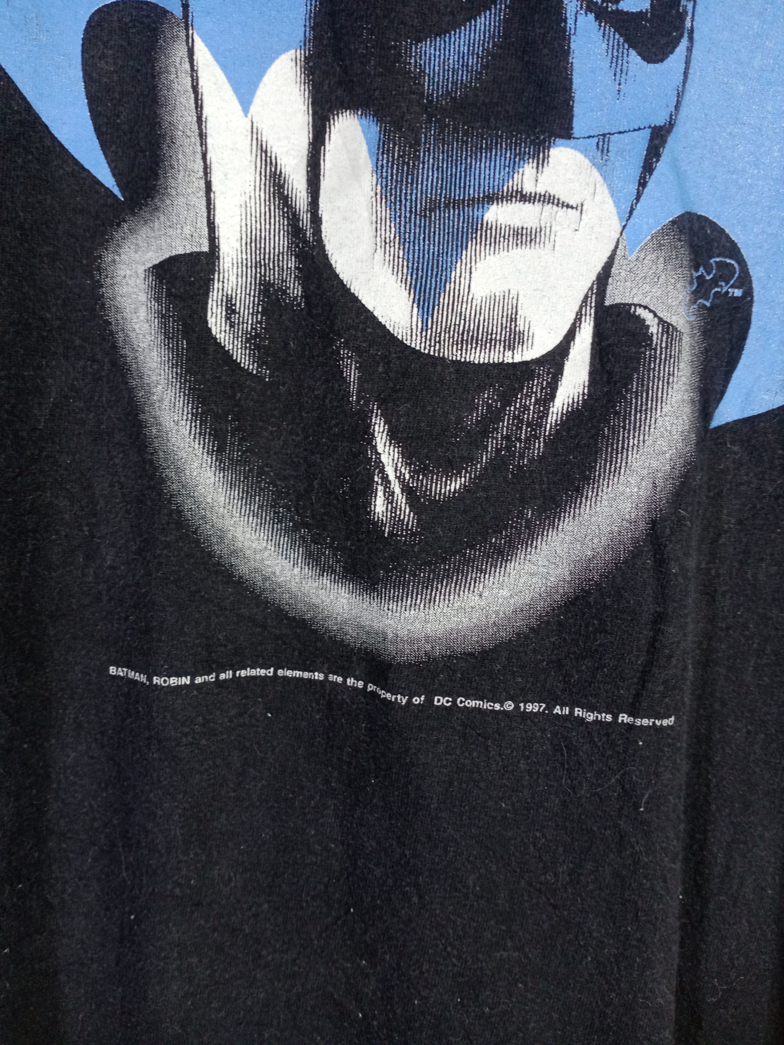 DC Comics Rare Vintage 1997 Batman & Robin Dc Comics Tshirt Size US M / EU 48-50 / 2 - 5 Thumbnail