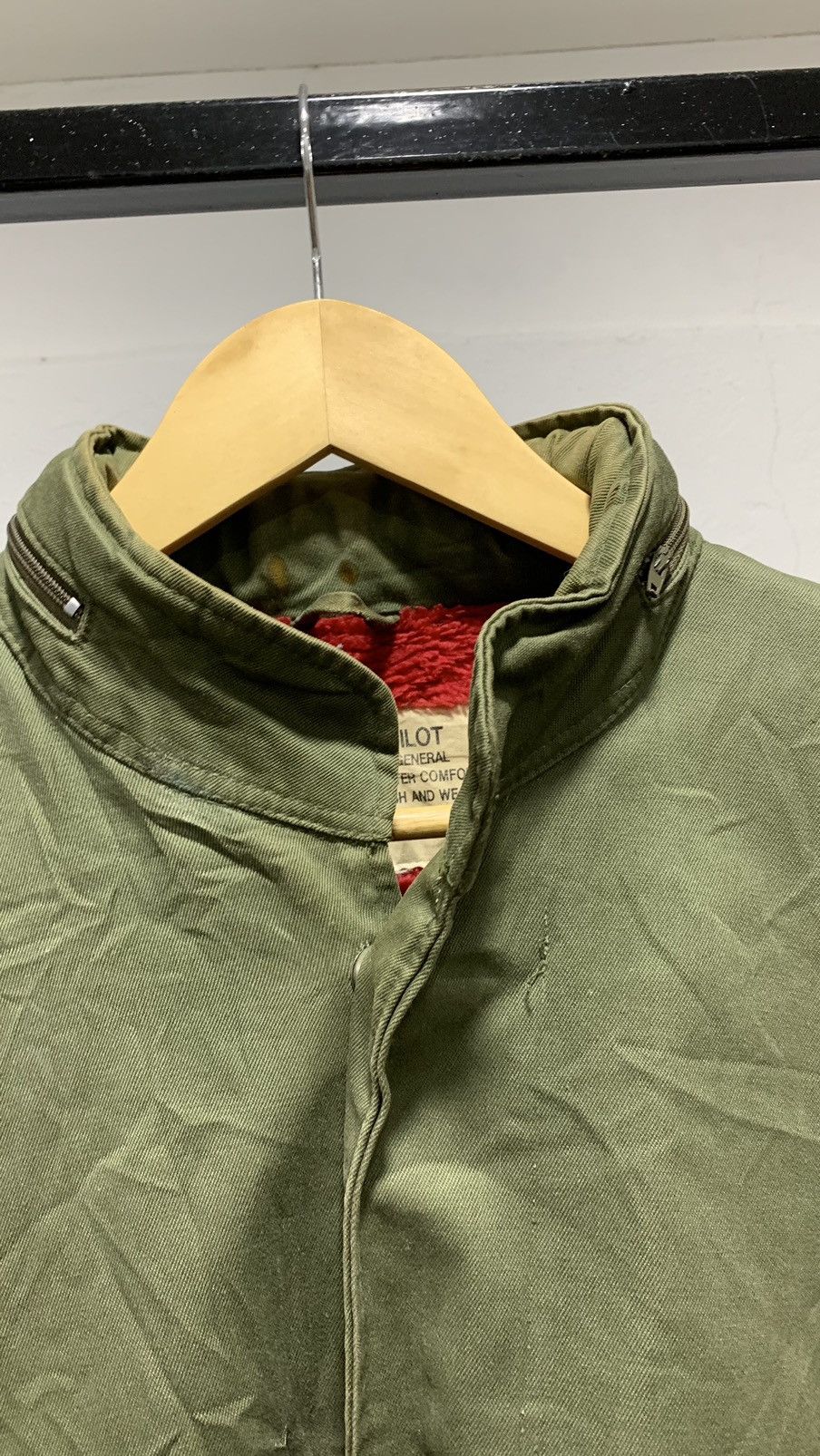 Vintage Vintage 60s Pilot Jacket Military Rare Size US L / EU 52-54 / 3 - 8 Thumbnail