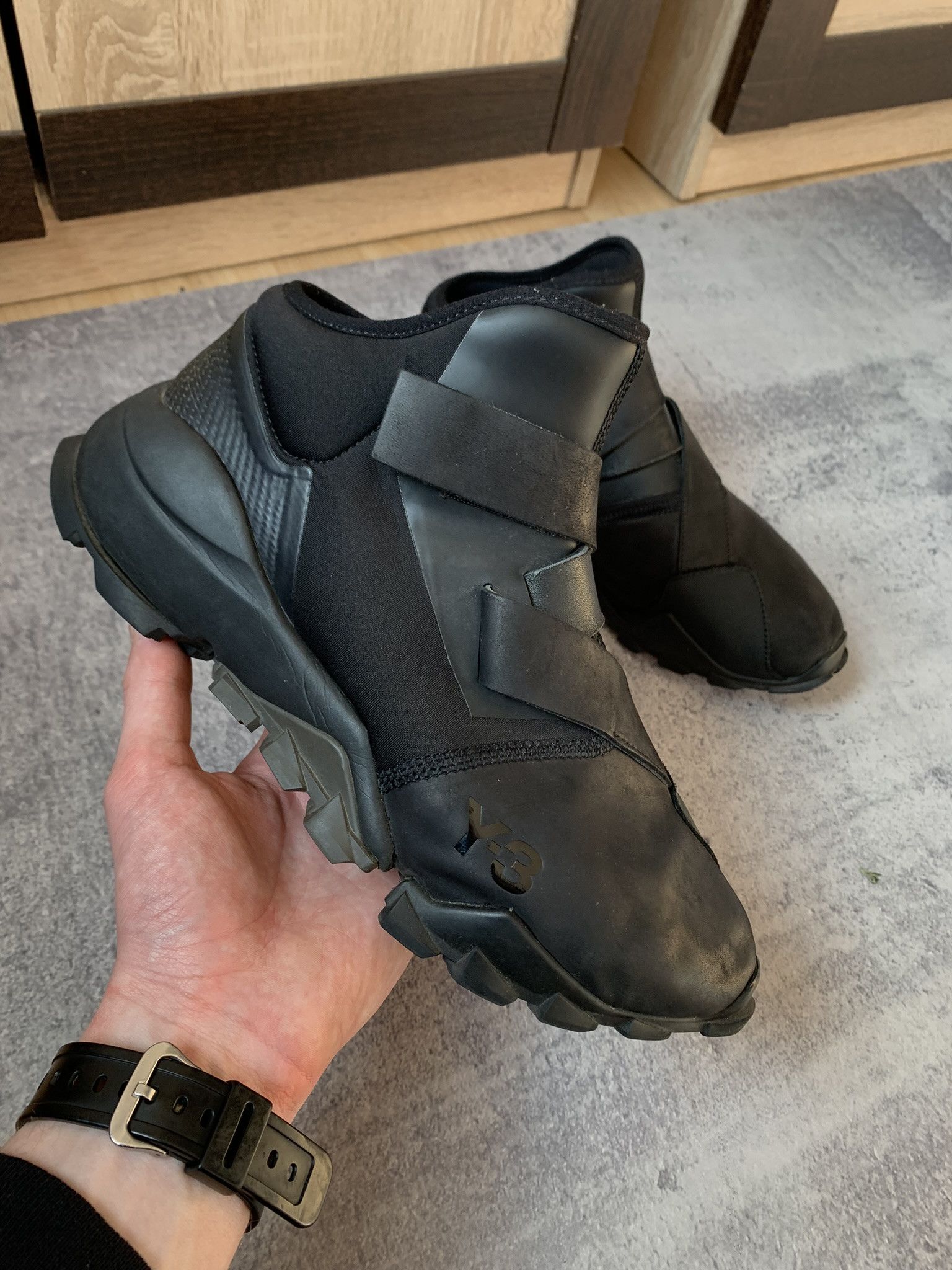 Yohji Yamamoto Y-3 Ryo 2017 Black Sneakers US 9.5 CG3156