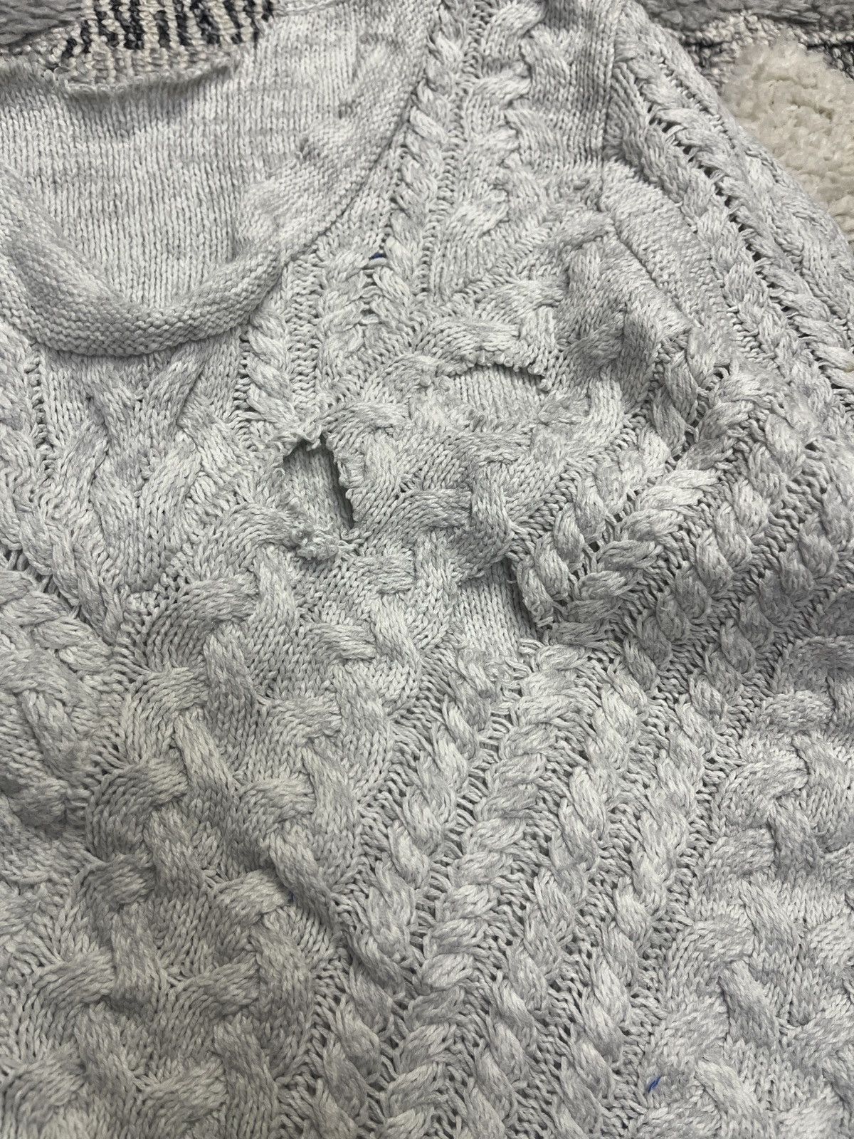 Japanese Brand × Vintage VINTAGE DISTRESSED FADED SWEATER Y2K Size US M / EU 48-50 / 2 - 2 Thumbnail