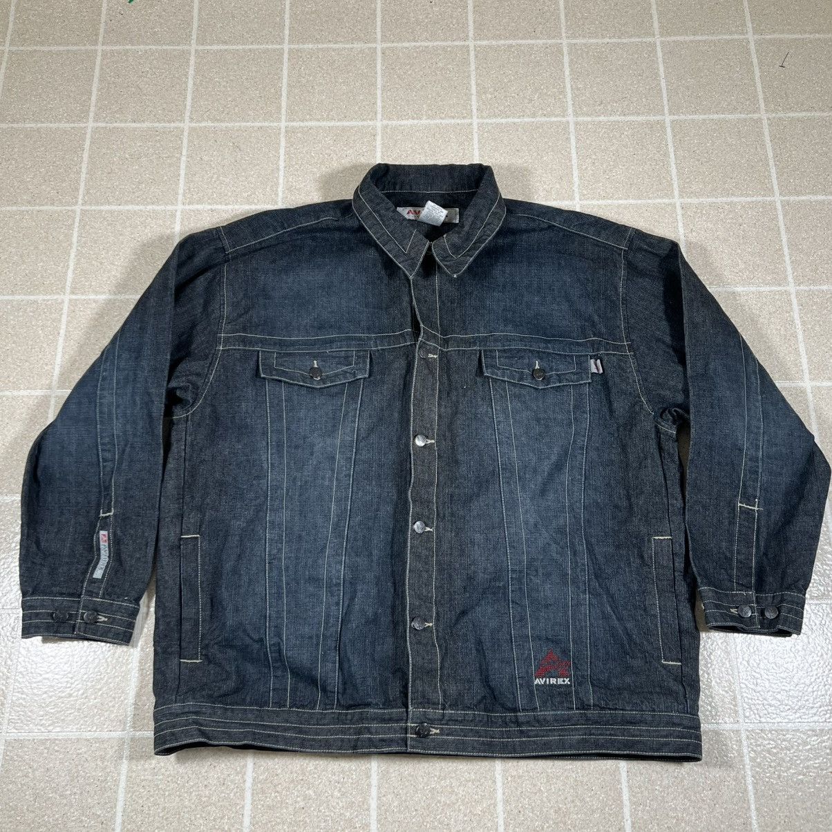 Avirex Vintage Avirex Denim Jacket Men 3XL Blue Baggy Y2K lJean Size US XXL / EU 58 / 5 - 1 Thumbnail