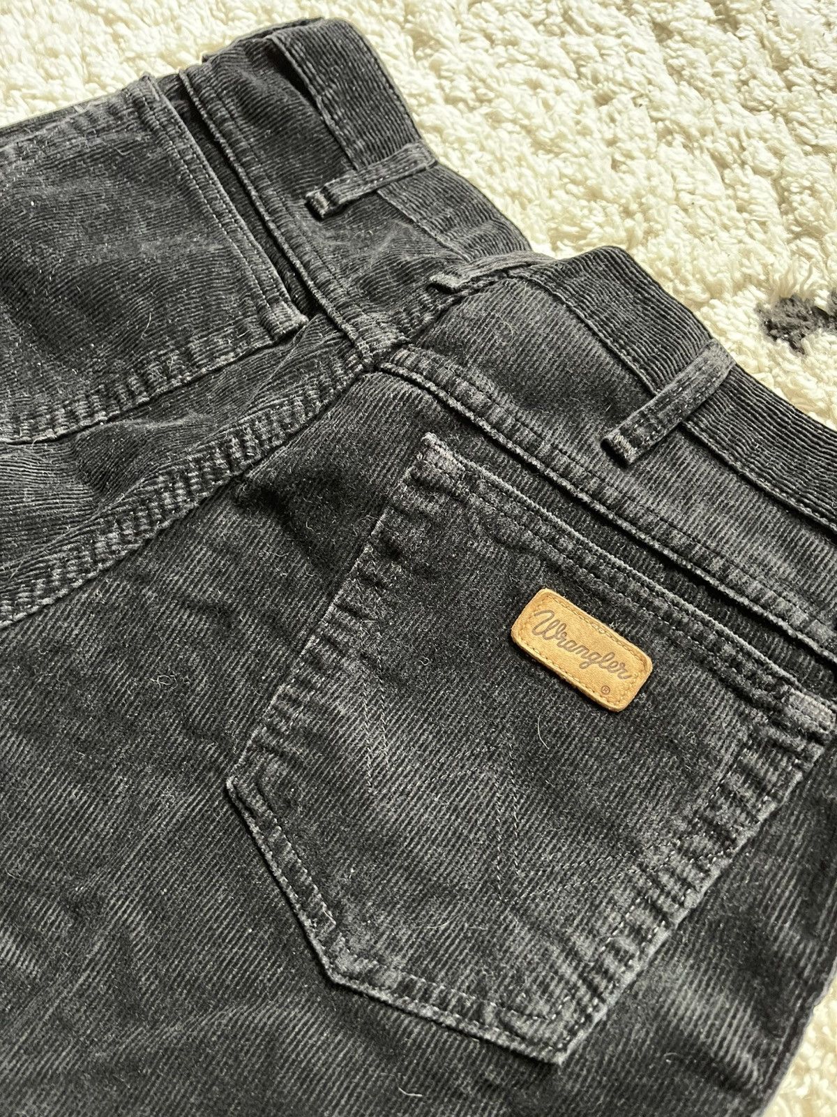 Vintage × Wrangler Wrangler corduroy black pants Size US 34 / EU 50 - 3 Thumbnail