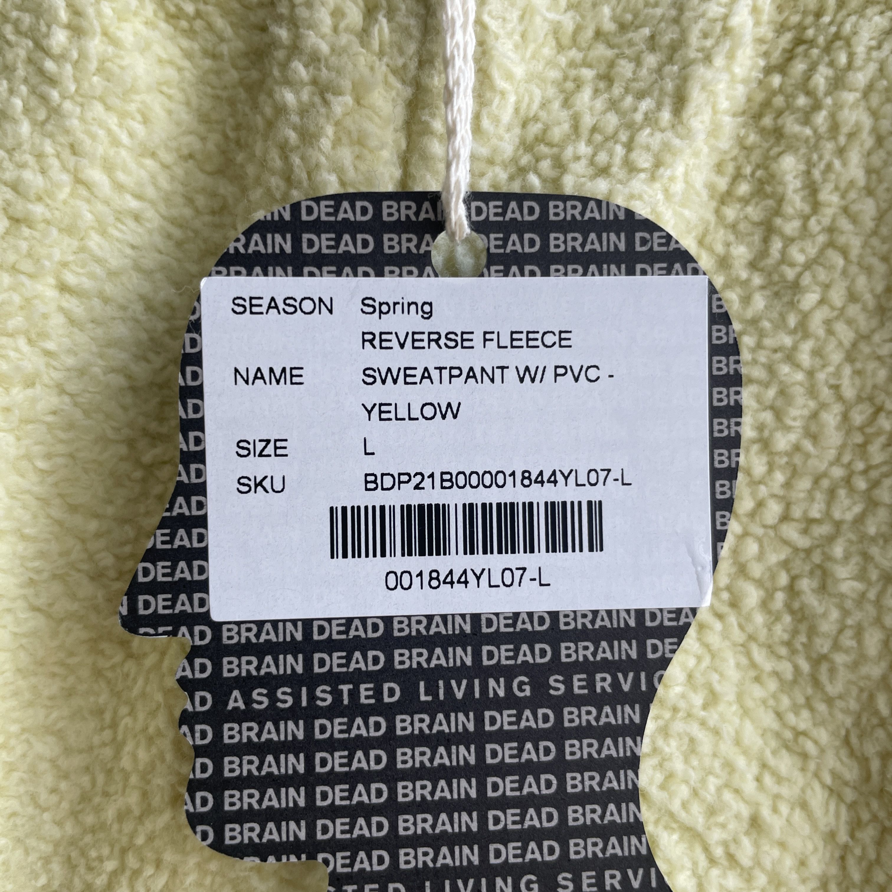 Brain Dead BNWT Brain Dead Reverse Fleece Sweatpants Size L Size US 34 / EU 50 - 8 Thumbnail