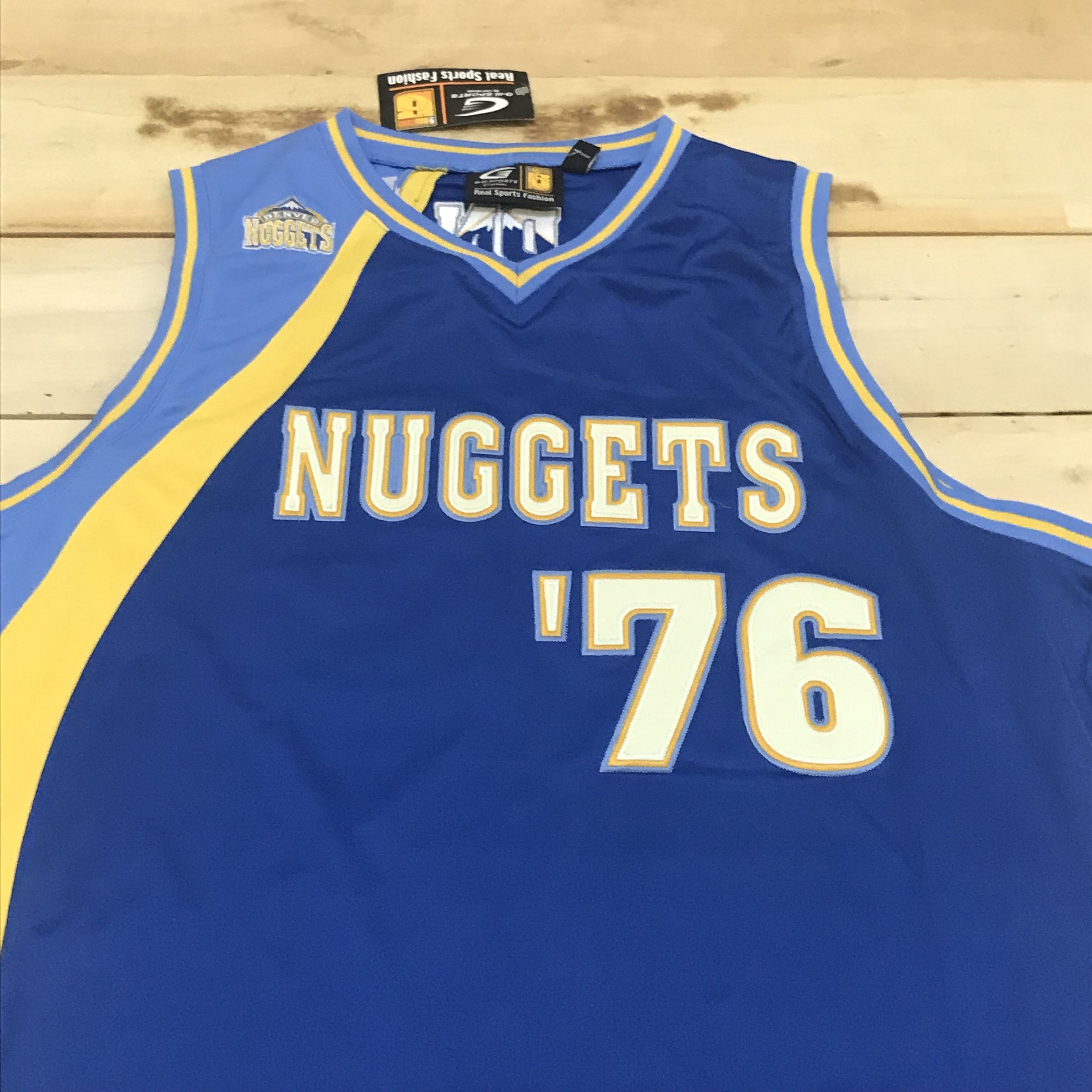 NBA F1 NWT NBA BIGMAN NUGGETS DN 76 JERSEY Size US XXL / EU 58 / 5 - 3 Thumbnail