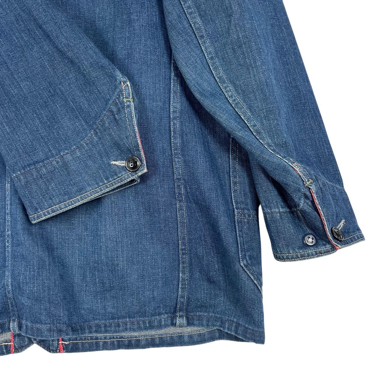 Blue Blue Japan × Japanese Brand Blue Blue Japan Denim Chore Jacket Size US XL / EU 56 / 4 - 12 Thumbnail