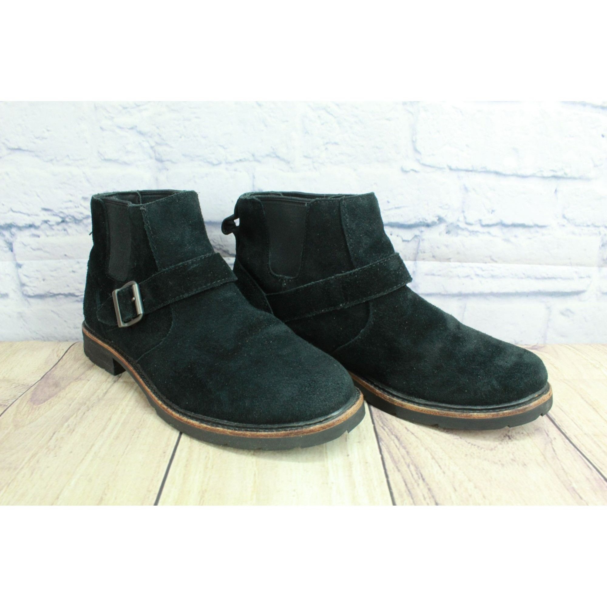 L.L. Bean LL Bean Women's Slip On Buckled Chelsea Ankle Booties Size US 9.5 / IT 39.5 - 3 Thumbnail