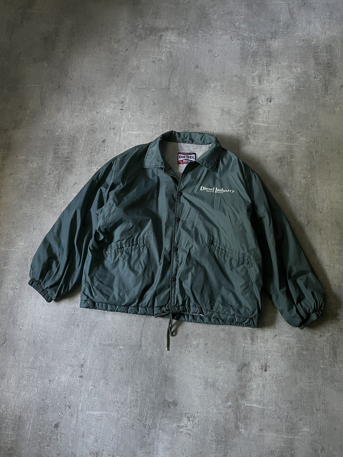 Diesel × Vintage Vintage Diesel bomber jacket big logo button up Size US S / EU 44-46 / 1 - 2 Thumbnail
