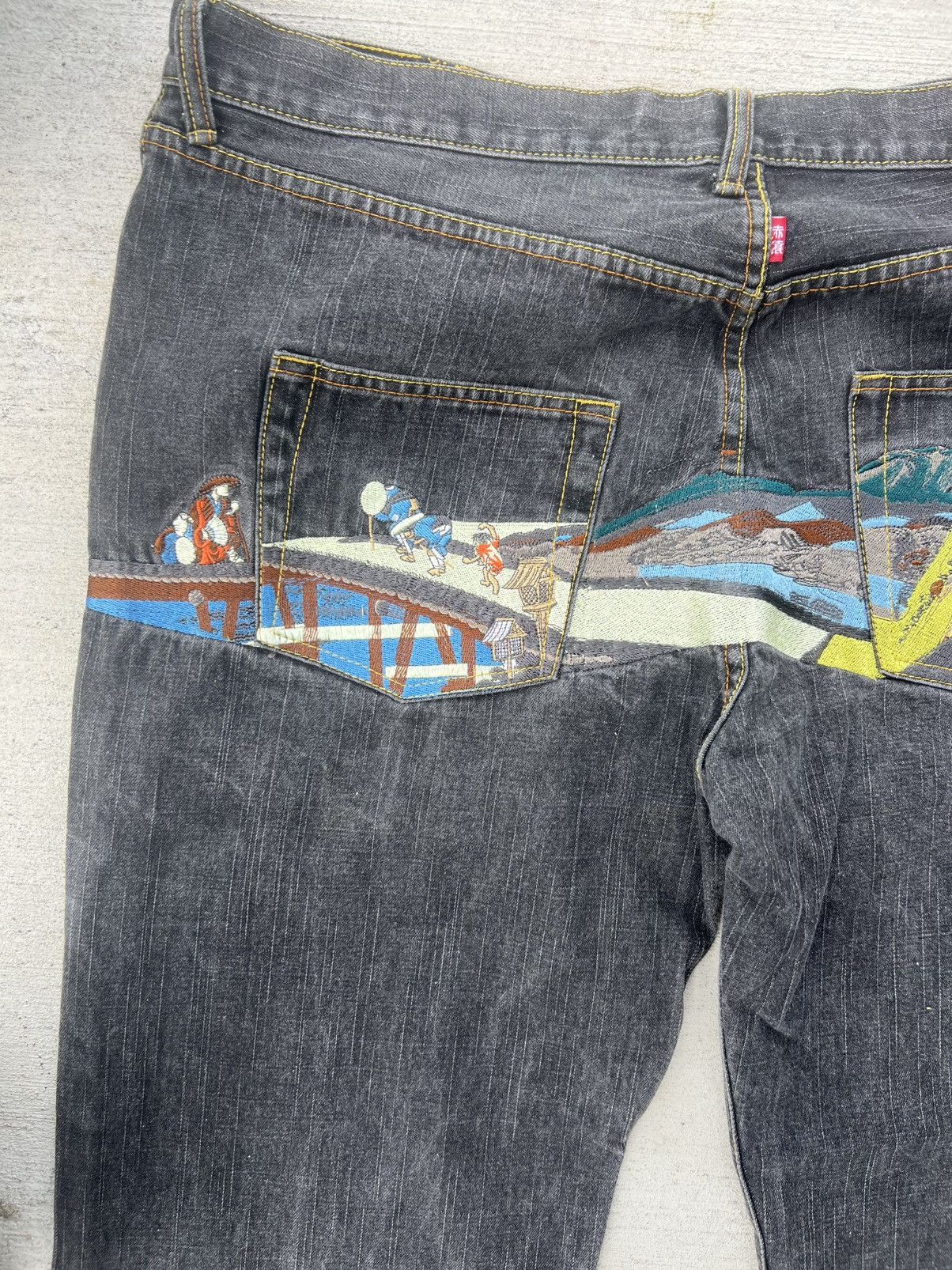RMC Jeans RMC embroidered mountain jeans Size US 42 / EU 58 - 4 Thumbnail
