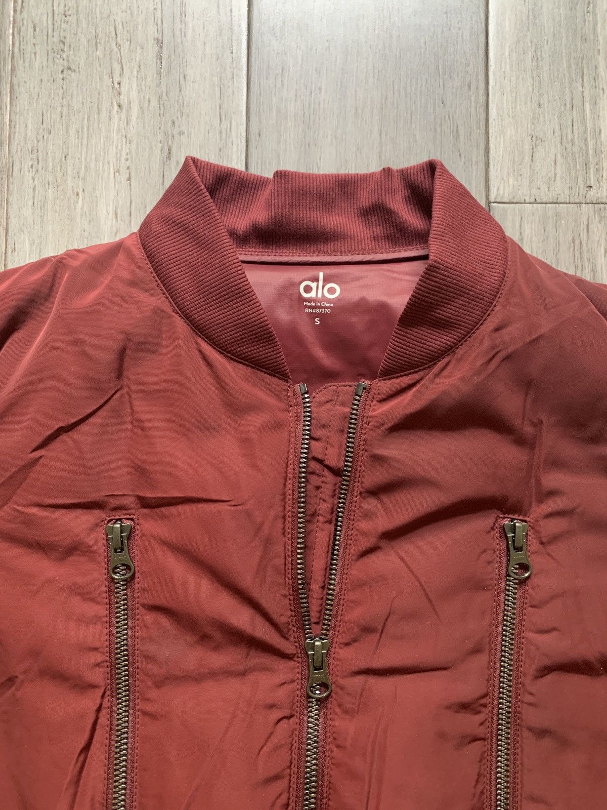 Alo Alo Jacket - Burgundy Size S / US 4 / IT 40 - 2 Thumbnail