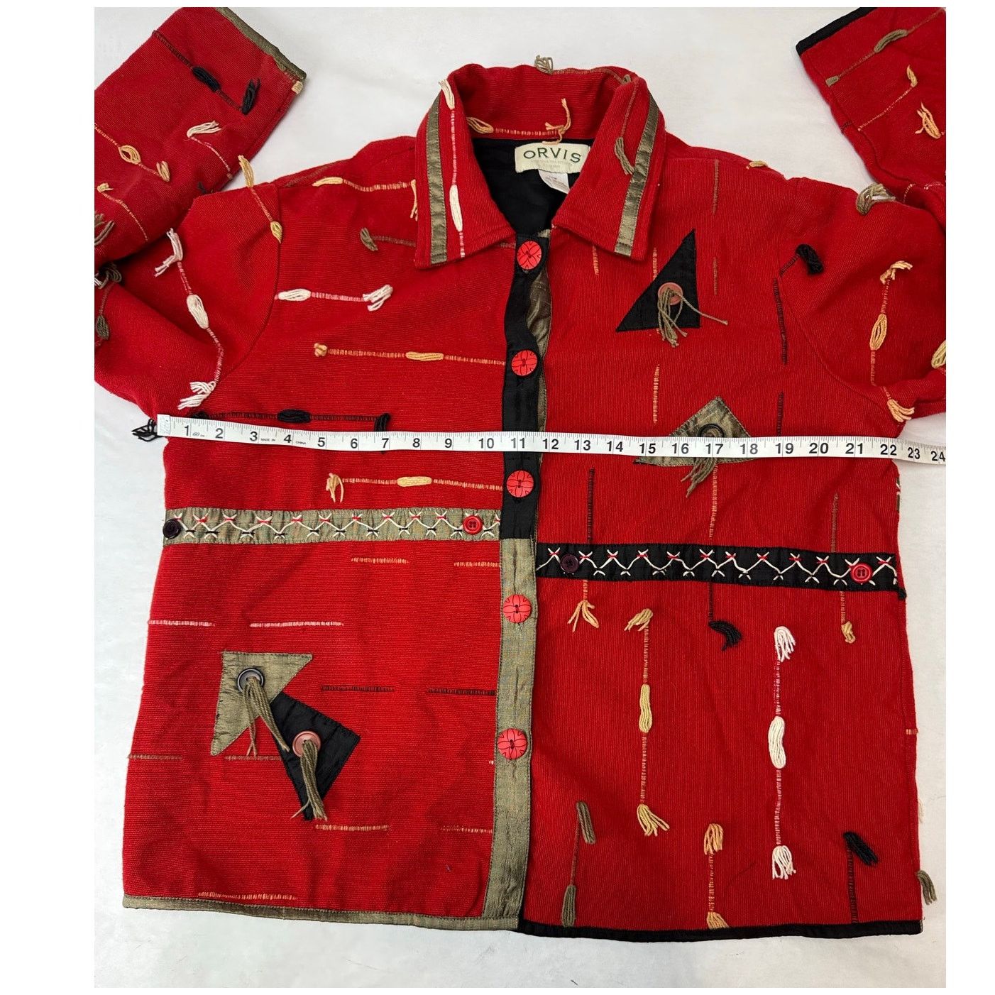 Orvis Vintage Orvis Shacket Southwestern Jacket Boho - Large Size L / US 10 / IT 46 - 6 Thumbnail