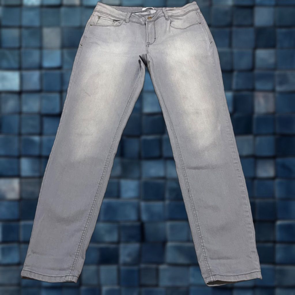 Vintage Kensie Womens Jeans 10 Gray Denim Medium Wash Mid Rise Effortless Ankle Skinny Jeans Adult Regular 10 Jeans Gray Kensie Girl Size 32" / US 10 / IT 46 - 1 Thumbnail