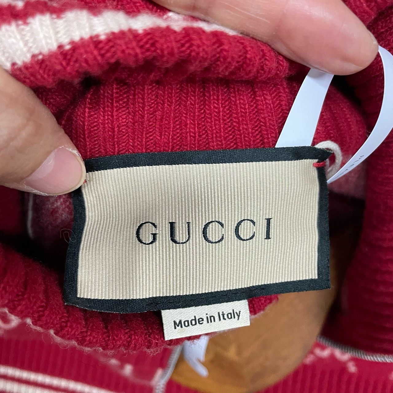 Gucci Gucci Red full-print tweed coat 2501-Nextarrow Size US XS / EU 42 / 0 - 4 Thumbnail
