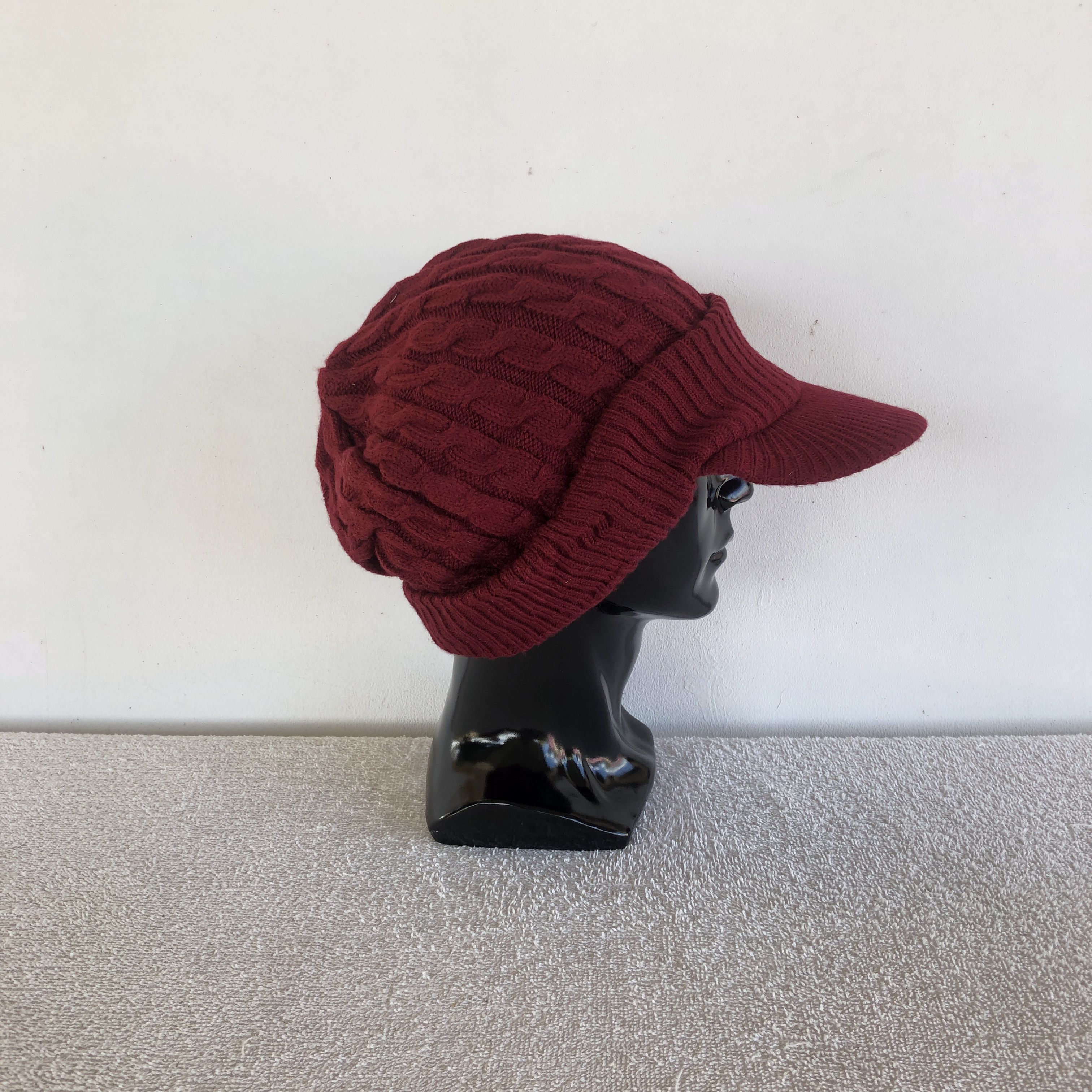 Japanese Brand Vintage Aran Isle Knitted Hats Beanie Snow Caps Size ONE SIZE - 3 Thumbnail