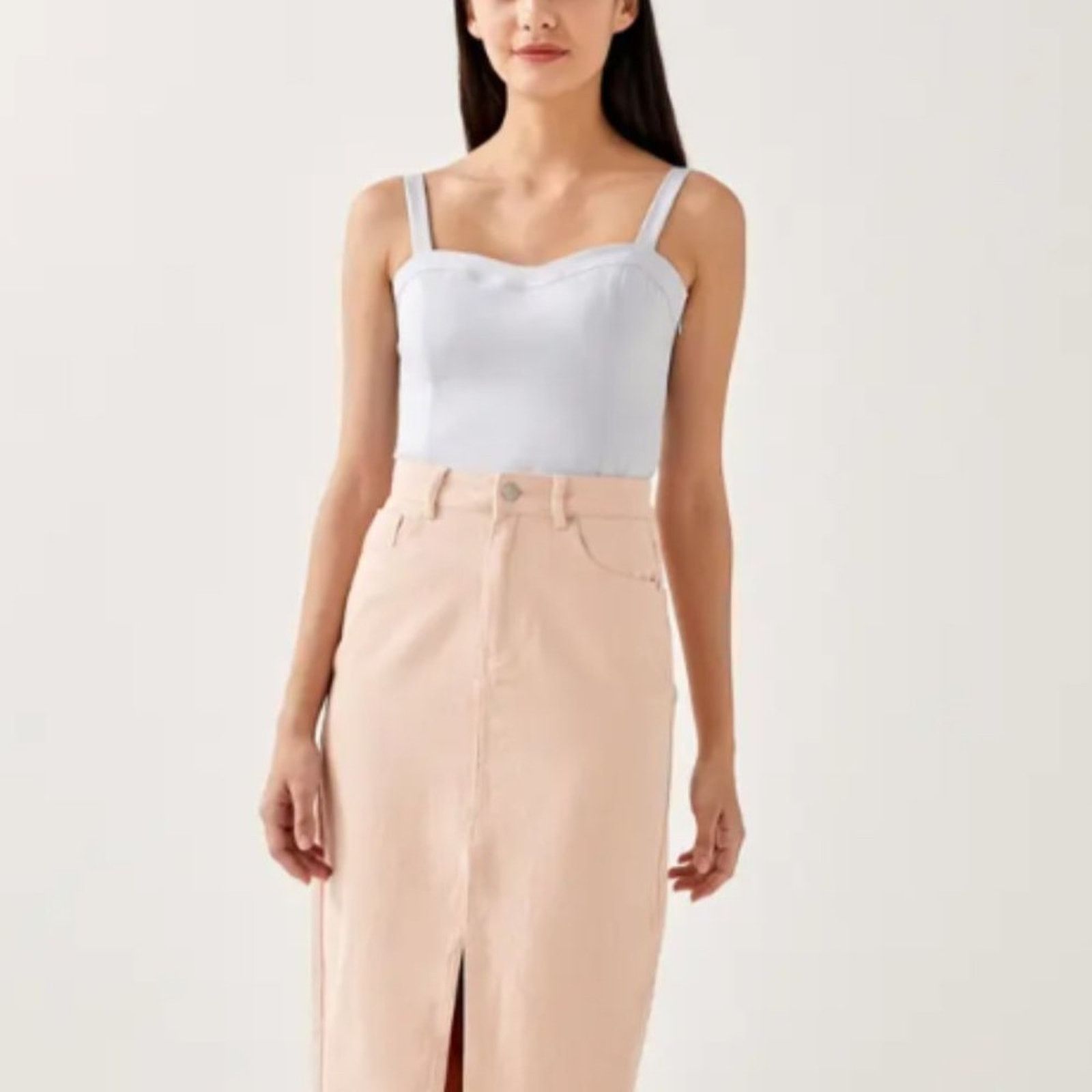 Other Love Bonito Baby Blue Armelle Panel Bustier Top Size M / US 6-8 / IT 42-44 - 7 Thumbnail