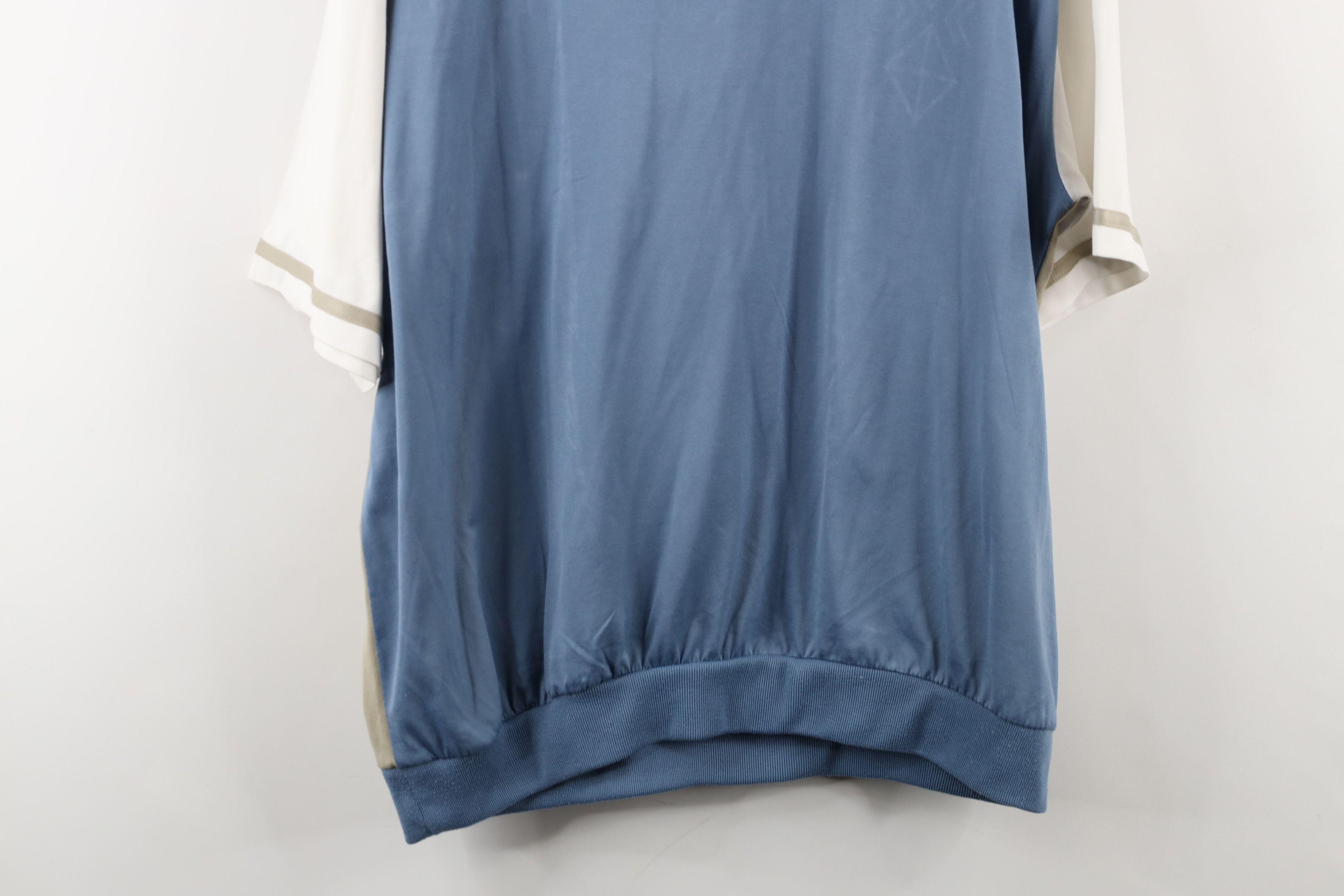 Vintage Vintage 90s Streetwear Panel Argyle Diamond Half Zip Polo Size US L / EU 52-54 / 3 - 13 Thumbnail