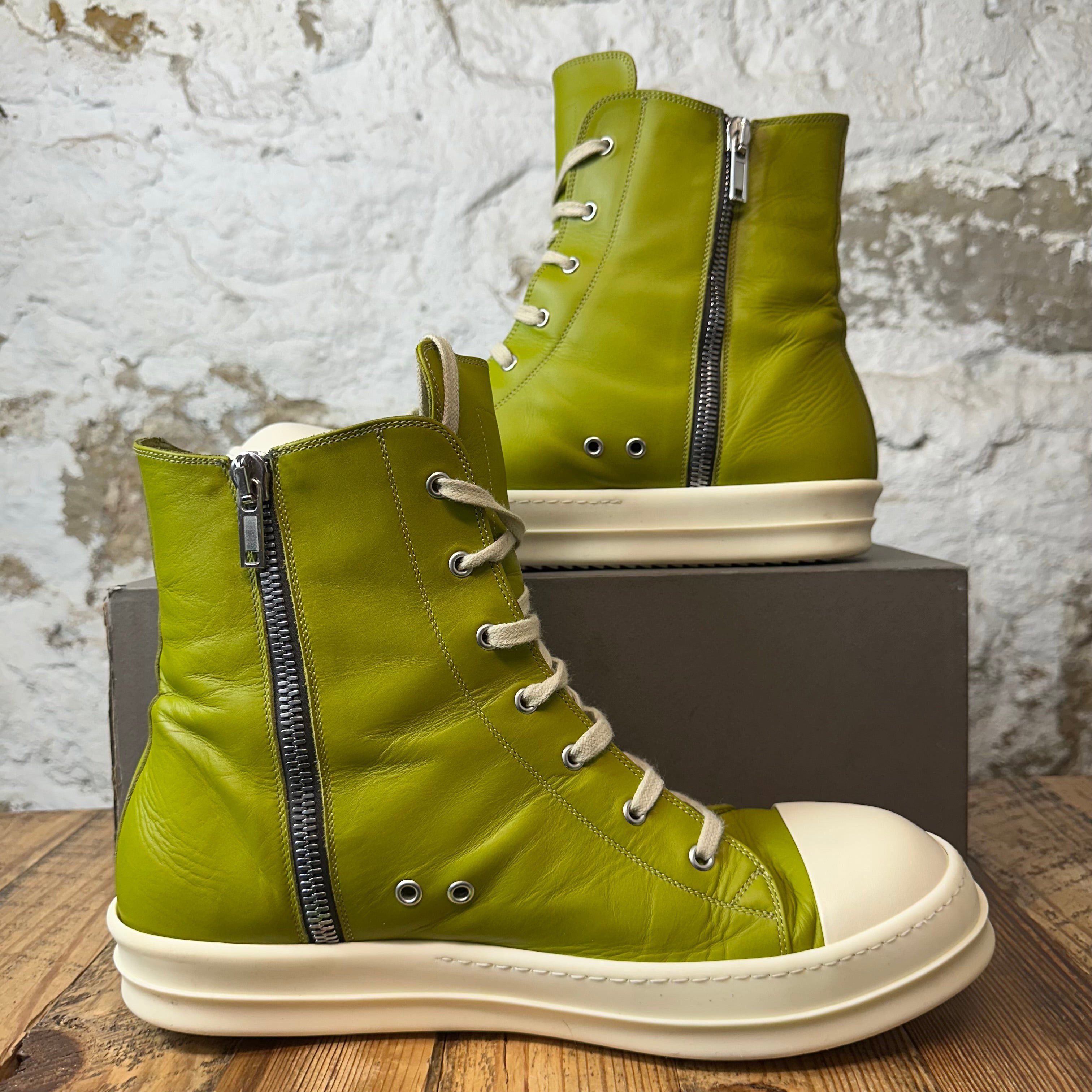 Rick Owens Rick Owens High Luxor Acid Milk Sneaker Sz 15 (48) Size US 15 / EU 48 - 2 Thumbnail