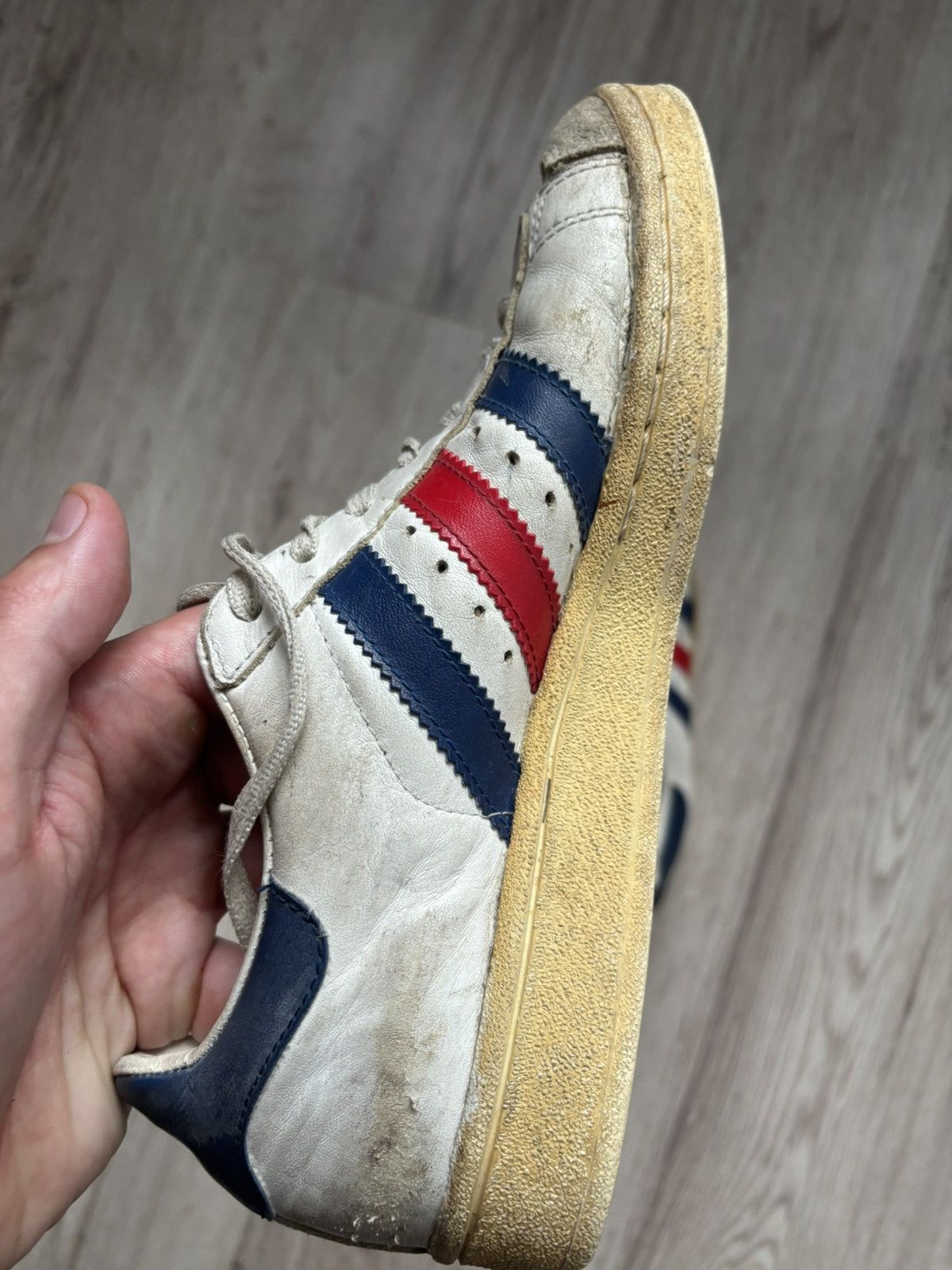 Adidas Vintage 1997 Adidas Wilhelm Bungert – Made in Japan JP 23.5 Size US 5 / IT 35 - 5 Thumbnail