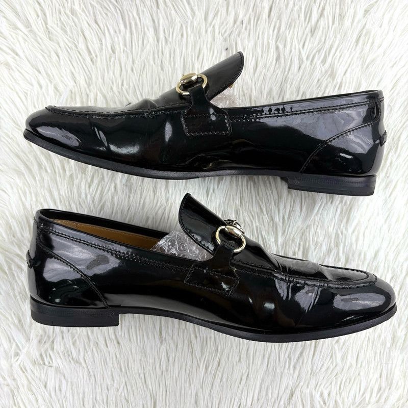 Gucci Gucci Black Patent Leather Loafers for Casual Wear Size US 5.5 / EU 38 - 5 Thumbnail