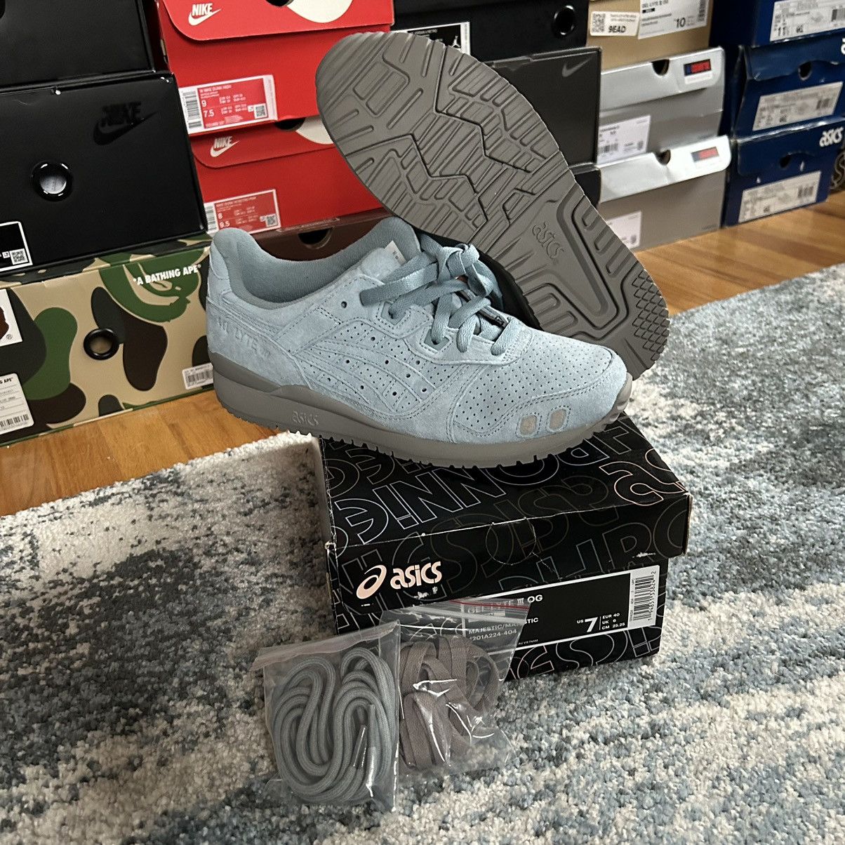 Asics × Kith 1201A224-404 FW20 KXTH GEL LYTE iii “THE PALETTE” MAJESTiC Size US 8.5 / IT 38.5 - 2 Thumbnail