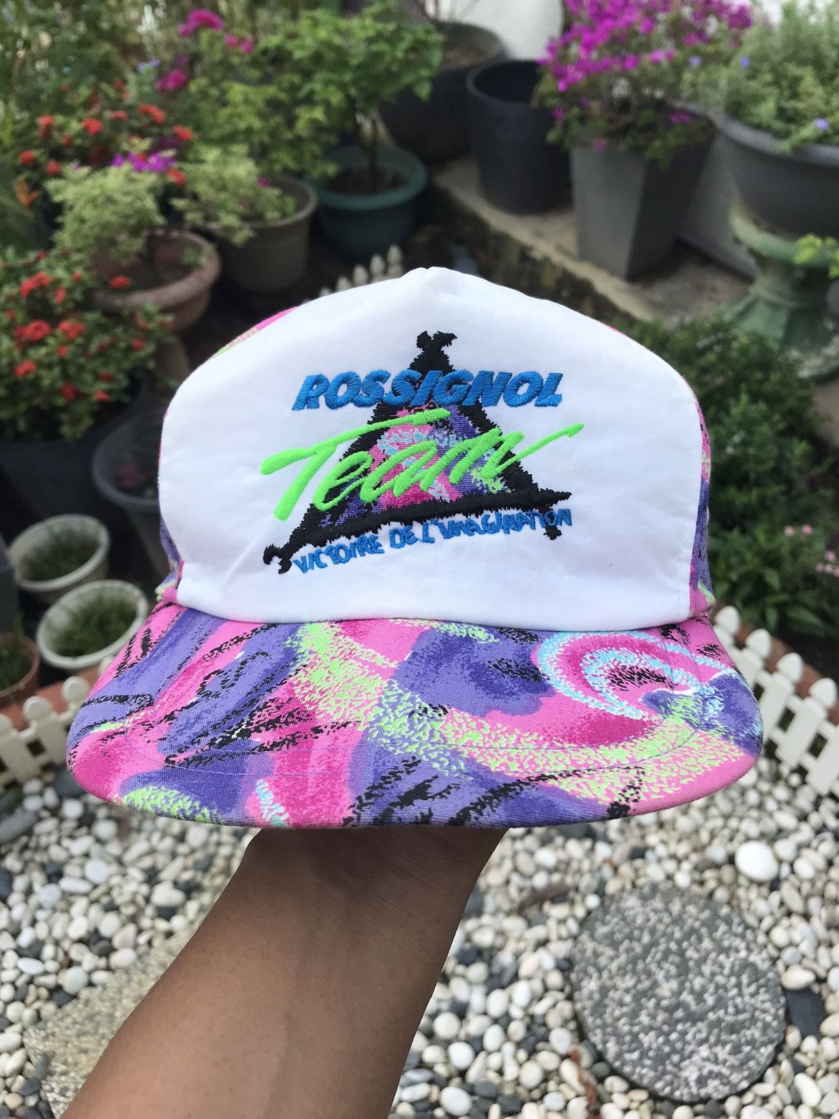 Rossignol VINTAGE 90’s ROSSIGNOL TEAM VICTOIRE EAR FLAPP HAT CAP Size ONE SIZE - 1 Thumbnail