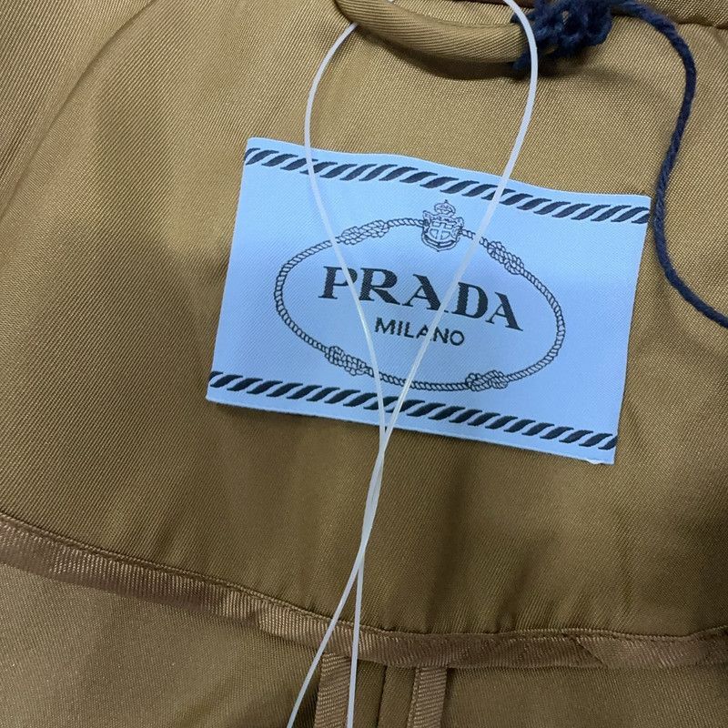 Prada Prada ReNylon Hooded Jacket in Cork Brown-2506 Size US XS / EU 42 / 0 - 3 Thumbnail