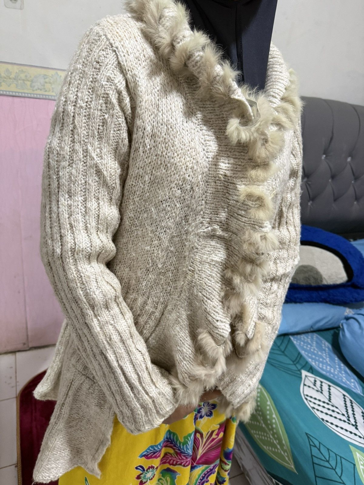 Japanese Brand Fur cardigan japanese brand Size US M / EU 48-50 / 2 - 9 Thumbnail