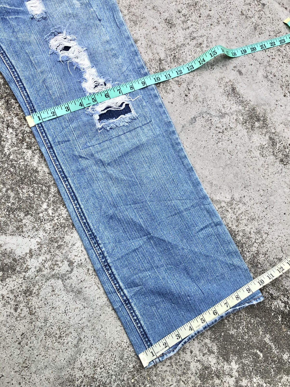 Arizona Jean Co. PATCHES DISTRESSEDLOOSE STRAIGHT DENIM Size US 32 / EU 48 - 8 Thumbnail