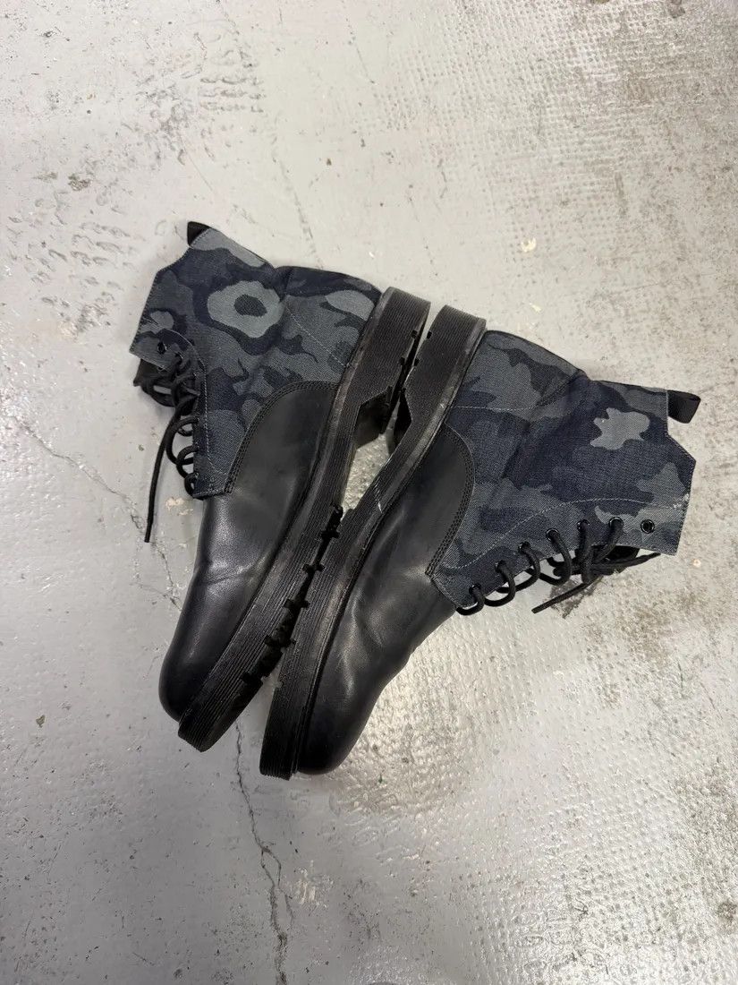 Armani 2010s Armani Black Camo Hybrid Boots Size US 12 / EU 45 - 2 Thumbnail