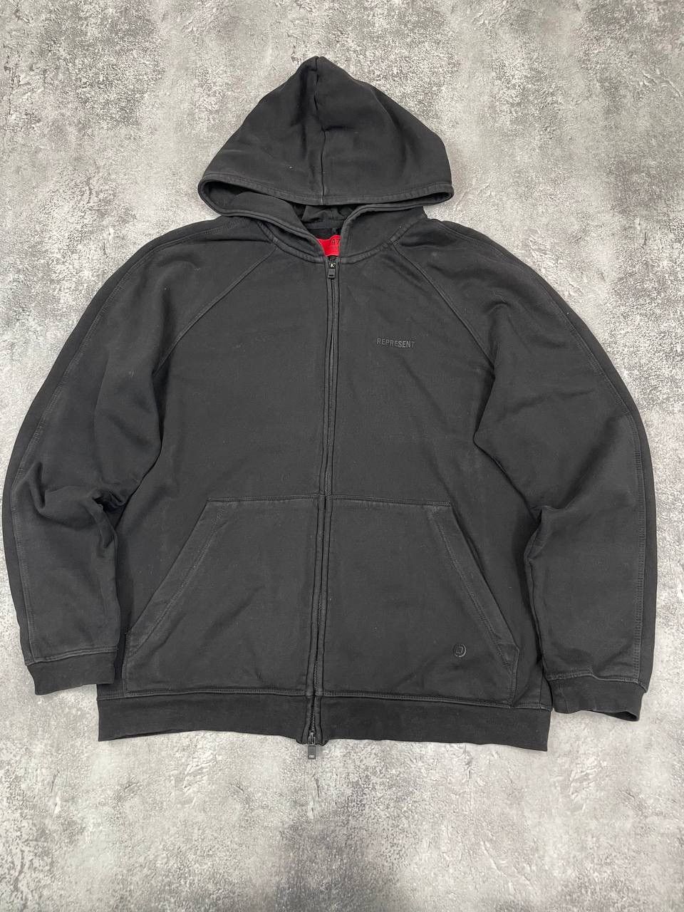 Represent Clo. Represent 247 Men Zip Hoodie Black Size L Size US L / EU 52-54 / 3 - 1 Thumbnail