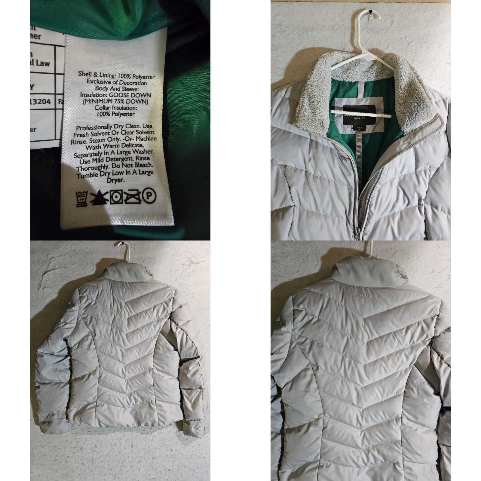 Eddie Bauer Eddie Bauer EB550 Premium Goose Down Quilted Puffer Jacket Full Zip Women's Med Jacket Size M / US 6-8 / IT 42-44 - 8 Thumbnail