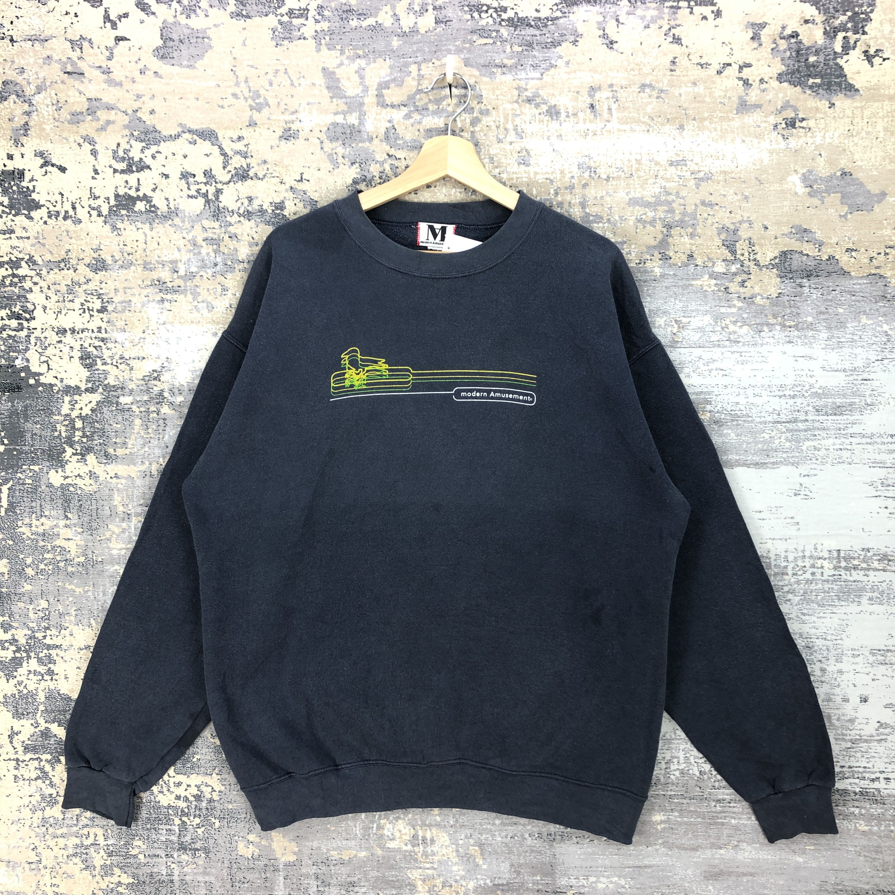 Japanese Brand Vintage Modern Amusement Sweater Sweatshirt Japanese Jumper Size US M / EU 48-50 / 2 - 1 Thumbnail