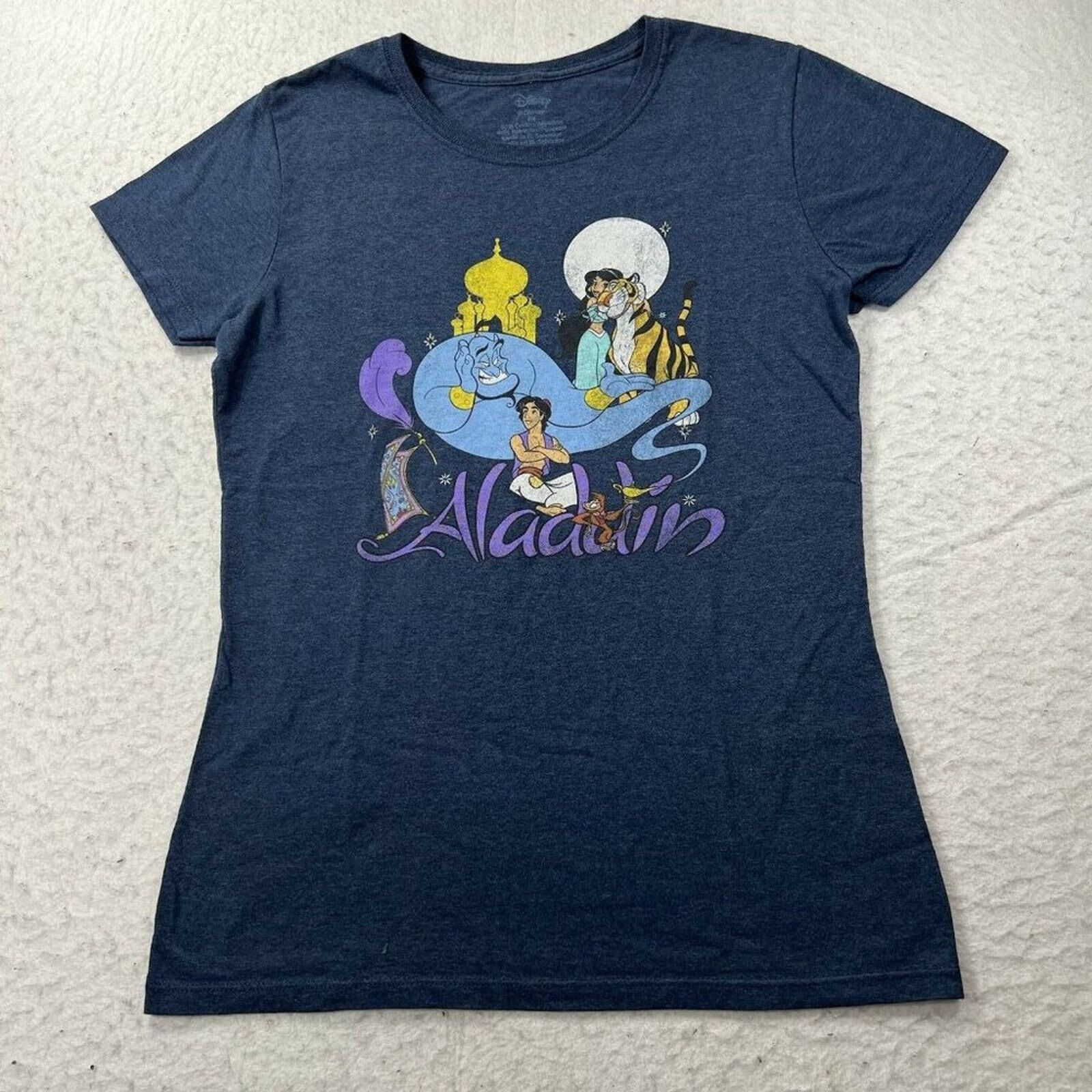Disney Disney Aladdin Jasmine Medium Navy Blue Graphic T-Shirt Size M / US 6-8 / IT 42-44 - 1 Thumbnail