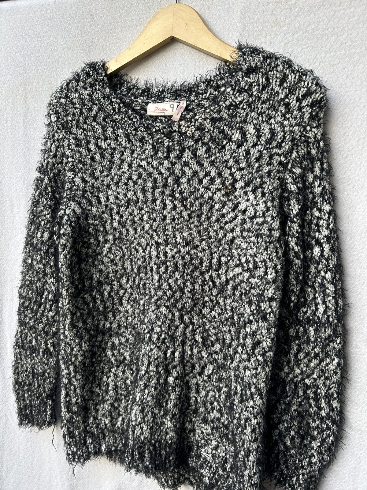 Japanese Brand Milesa Fuzzy Mohair Knitwear Avantgarde Styled Size US M / EU 48-50 / 2 - 4 Thumbnail
