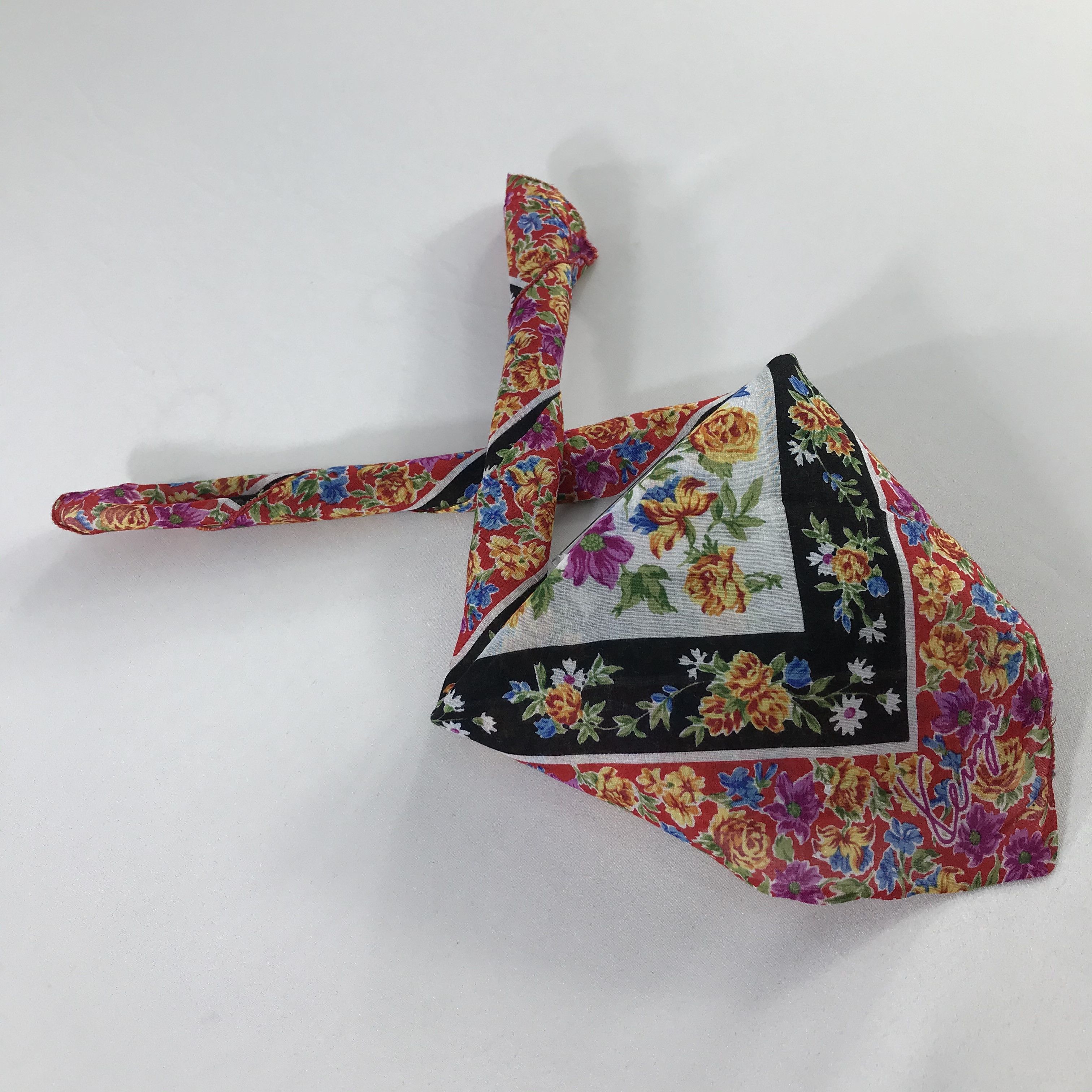 Kenzo × Vintage Kenzo Bandana / Handkerchief / Neckerchief - S1008 Size ONE SIZE - 4 Thumbnail