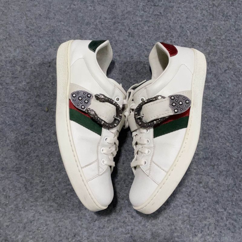 Gucci Gucci Leather Casual Fashion Sneakers -2508 Size US 9.5 / EU 42-43 - 8 Thumbnail