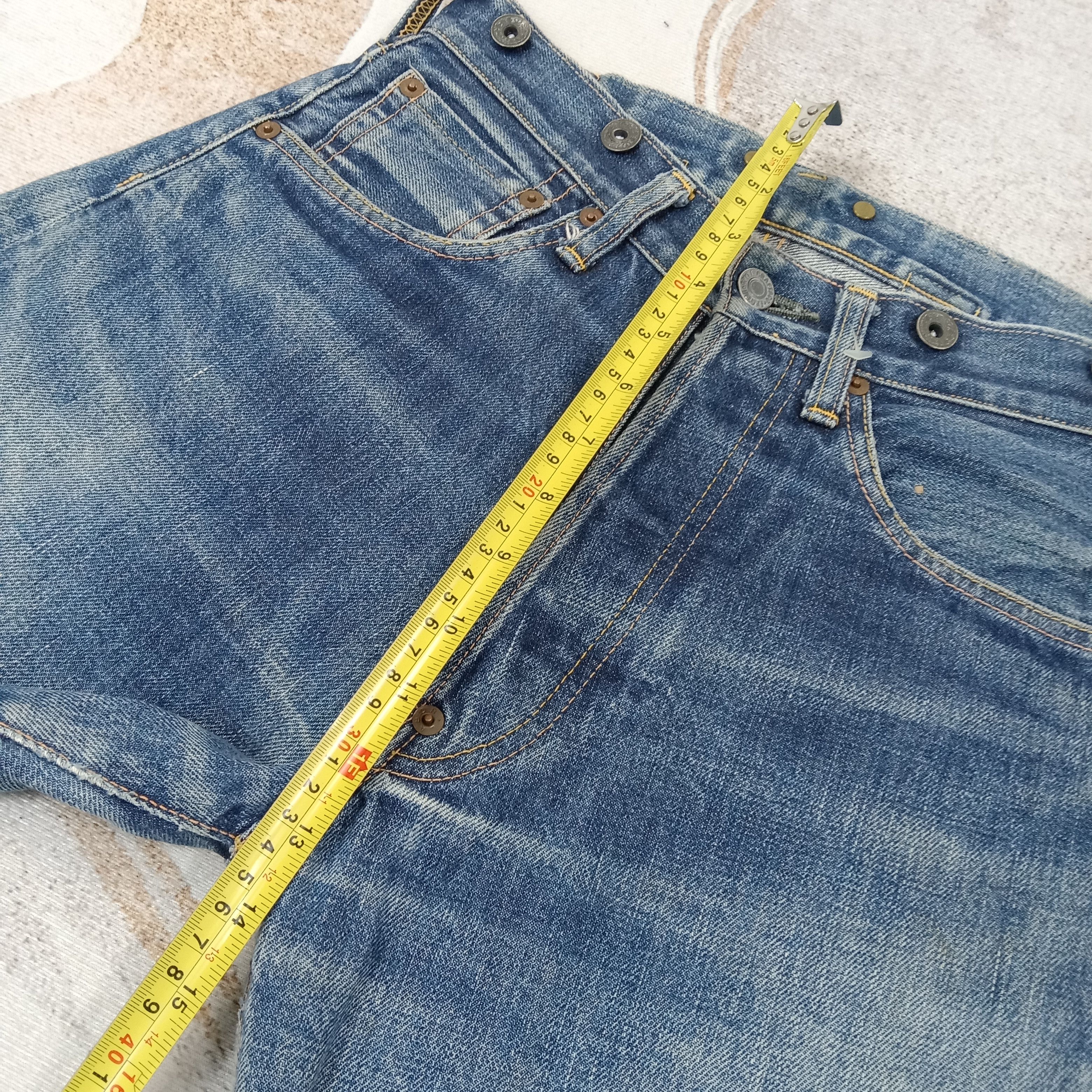 Evisu Evisu Japanese Selvedge 3 Quarters Denim Jeans C258N14 Size US 27 - 9 Thumbnail