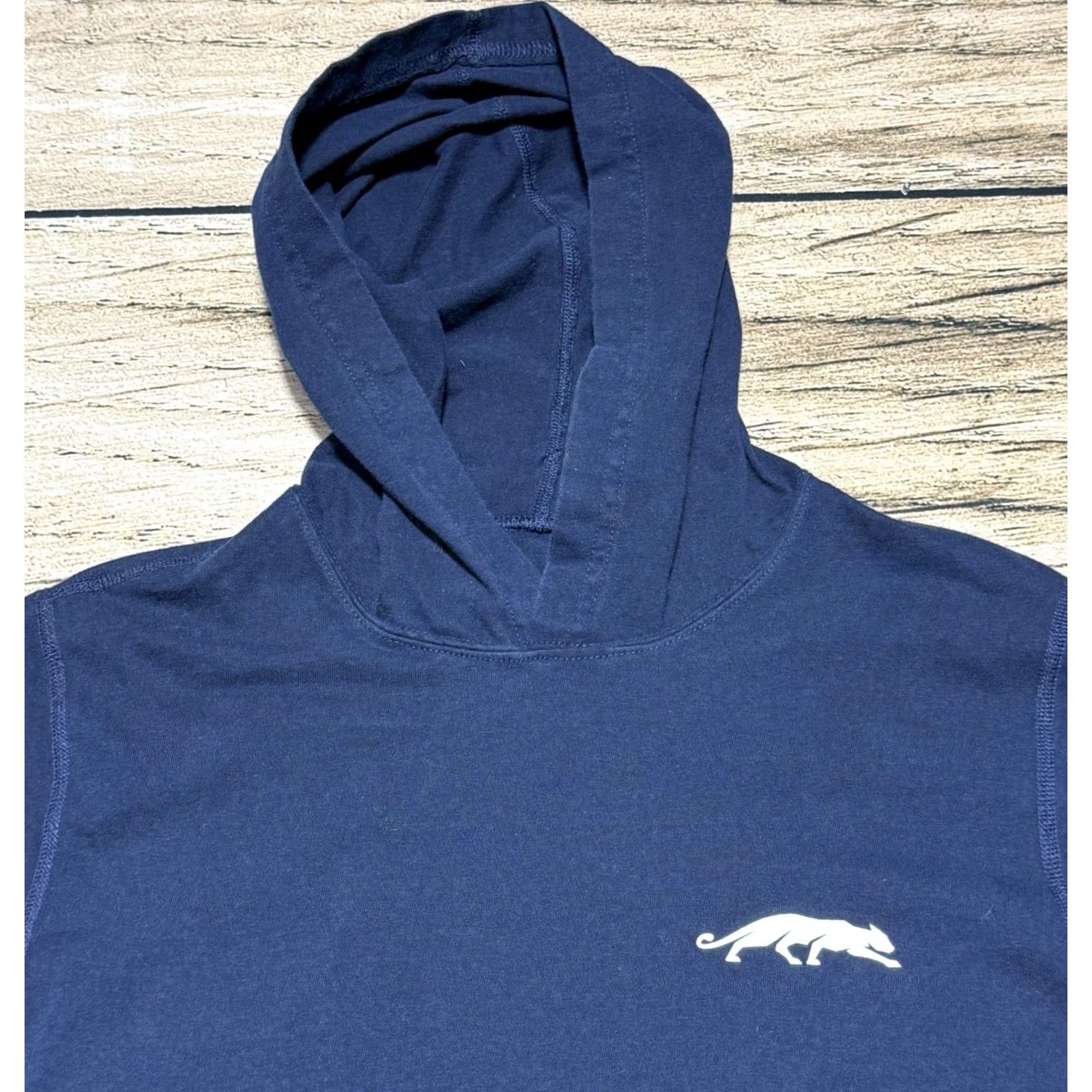 CO Foreign Rider Co Hoodie Mens S Grove XXIII Golf Logo Jersey Cotton Blue Pullover Breather Lightweight Regular Gift? Size US S / EU 44-46 / 1 - 2 Thumbnail