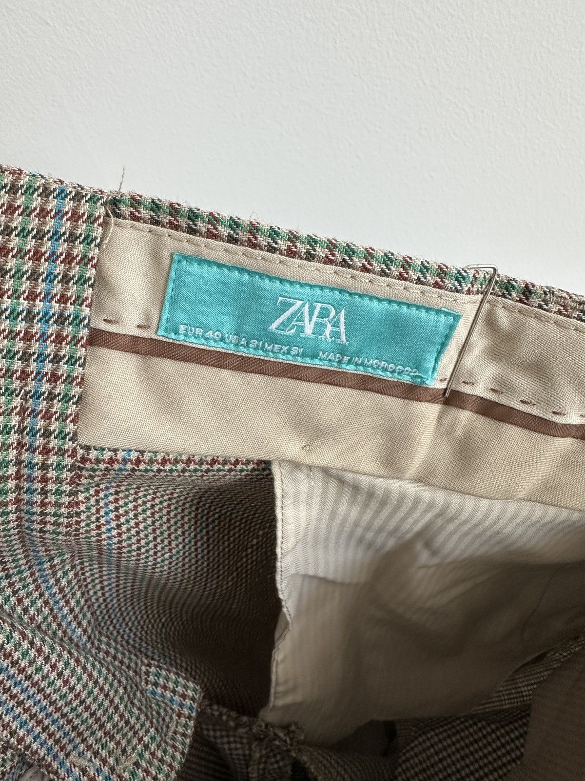 Zara Zara x Harry Lambert Taupe Brown Suit Pants - Size 40 Size US 40 / EU 56 - 4 Thumbnail