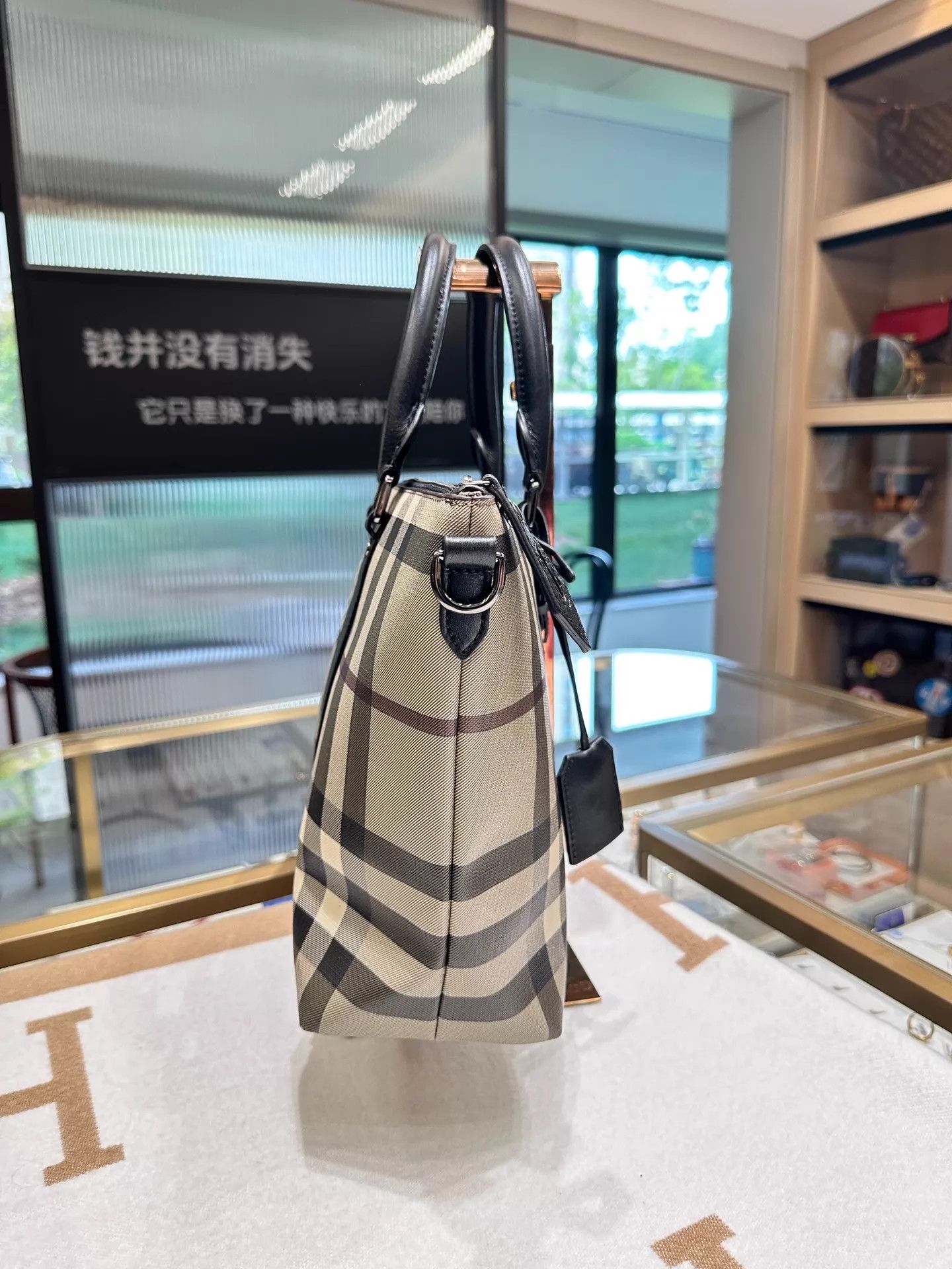 Burberry Burberry Classic Check Shoulder Bag 32x10x26 AH260 LN Size ONE SIZE - 3 Thumbnail