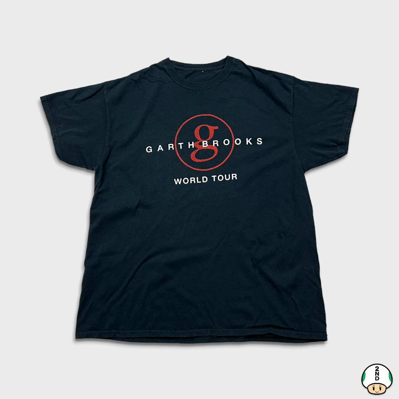 Band Tees × Vintage 2016 Garth Brooks T Shirt XL World Tour Short Sleeve Tee Size US XL / EU 56 / 4 - 1 Thumbnail