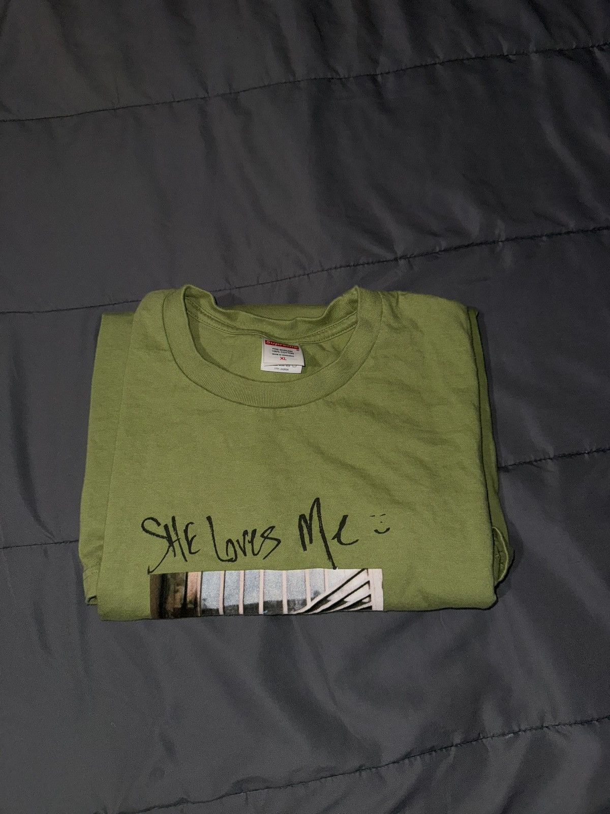 Supreme Supreme Max B Tee “Moss” Size US XL / EU 56 / 4 - 4 Thumbnail