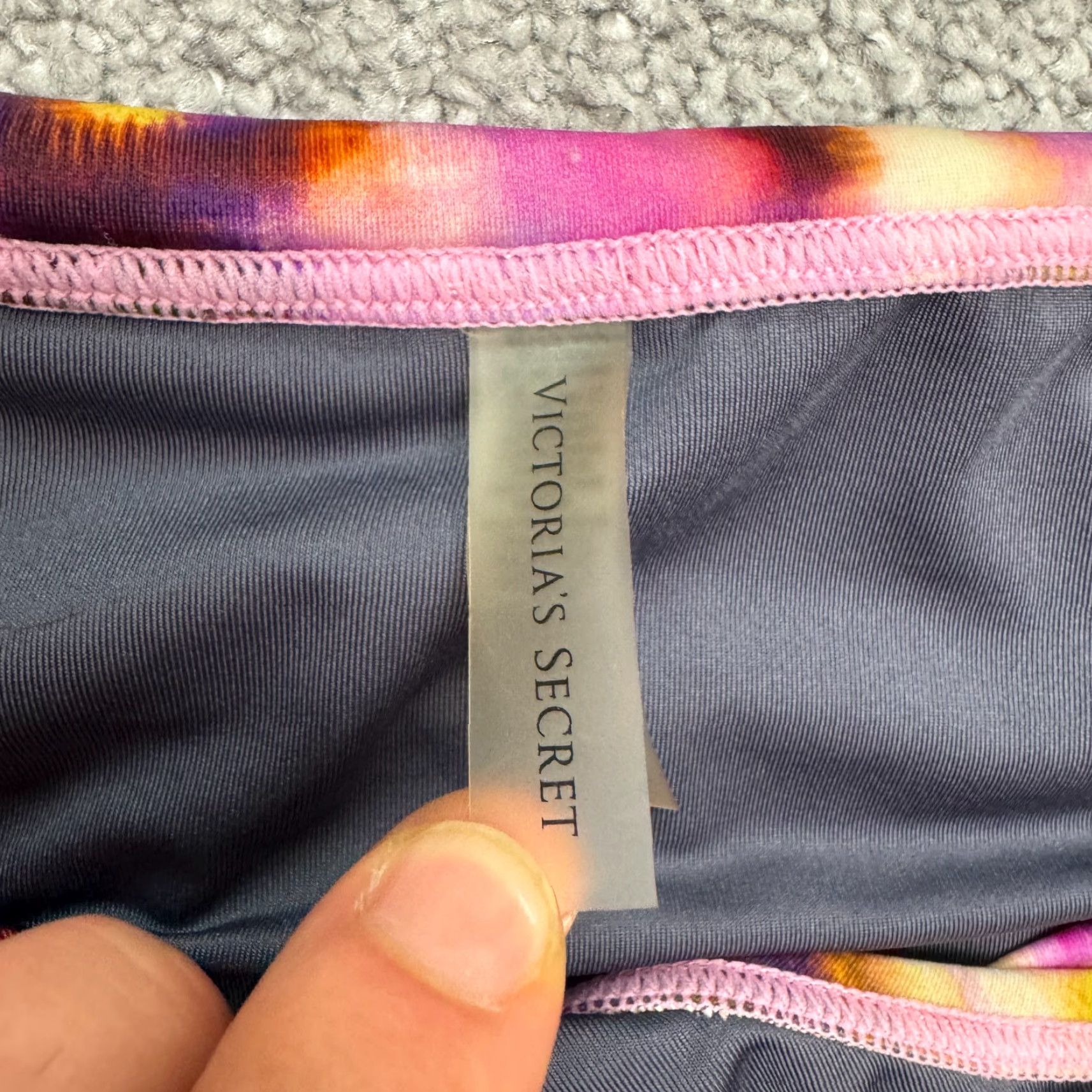 Prana Victoria's Secret Bikini Bottom Womens Small Multicolor Swimwear Beach Abstract Pattern M Multicolor Boho Tropical 90s Mens? Wait. Size 32" / US 10 / IT 46 - 6 Thumbnail