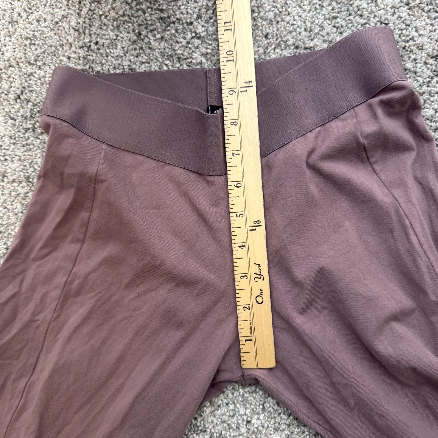 Adidas Adidas Womens Leggings Small Purple High Rise Yoga Pants Athletic Gym Stretch Size 28" / US 6 / IT 42 - 5 Thumbnail