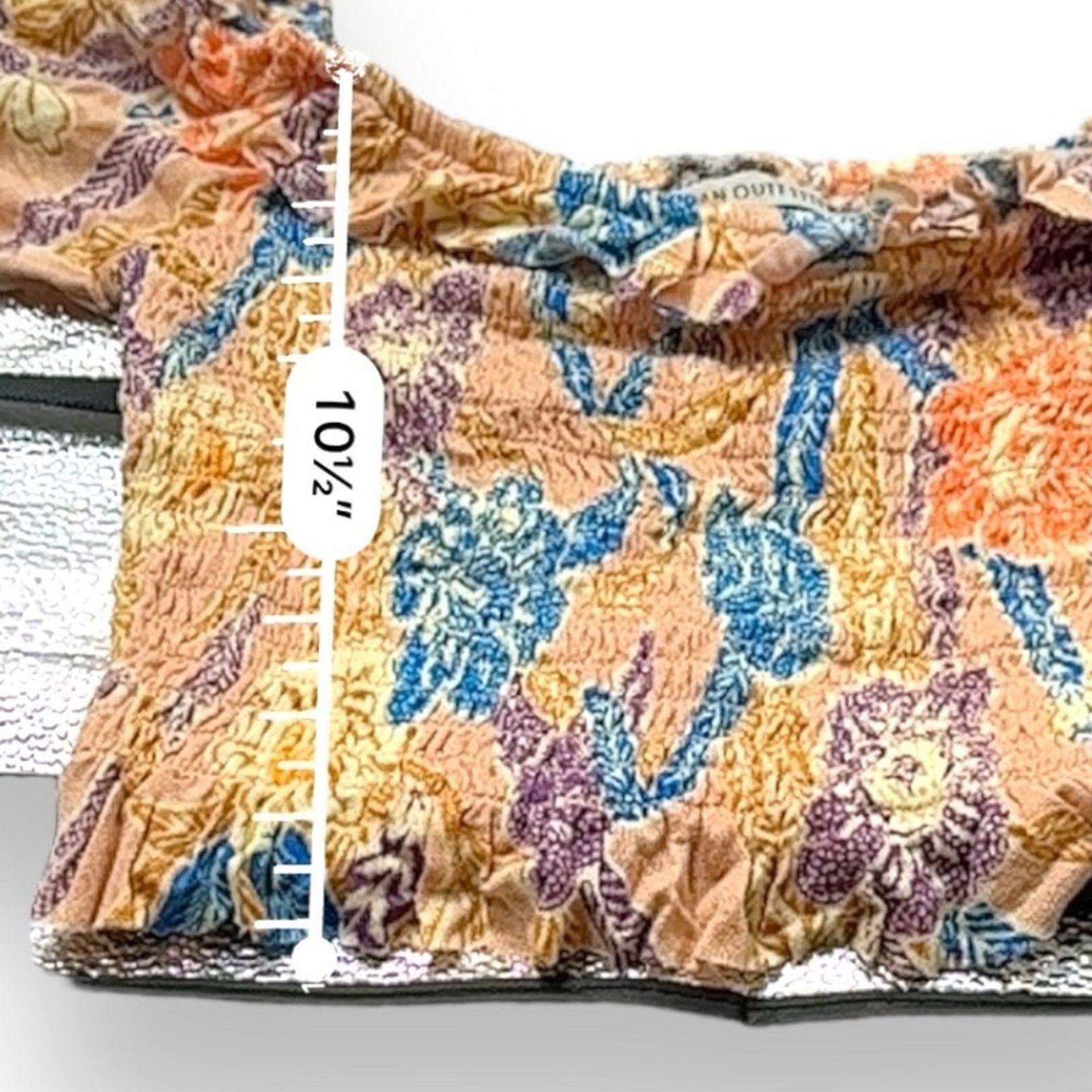 Urban Outfitters Urban Outfitters Tropical Floral Print Cropped Top Size S Size S / US 4 / IT 40 - 6 Thumbnail
