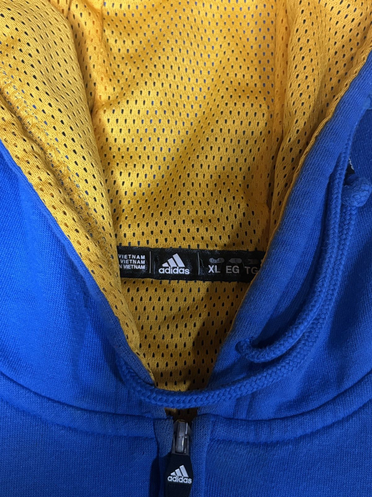 NCAA Vintage 2000s Adidas UCLA College Zip Up Hoodie Size XL 0562 Size US XL / EU 56 / 4 - 3 Thumbnail